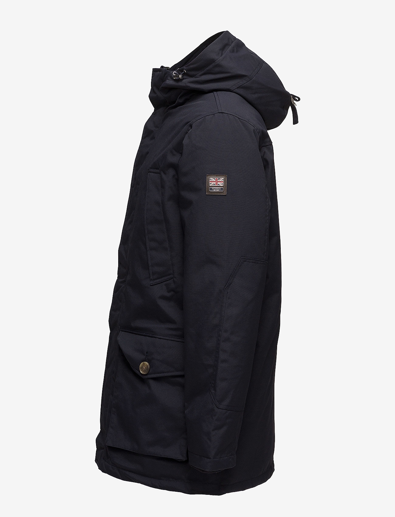 Morris - Wiltshire Parka Fake Fur - old blue - 5