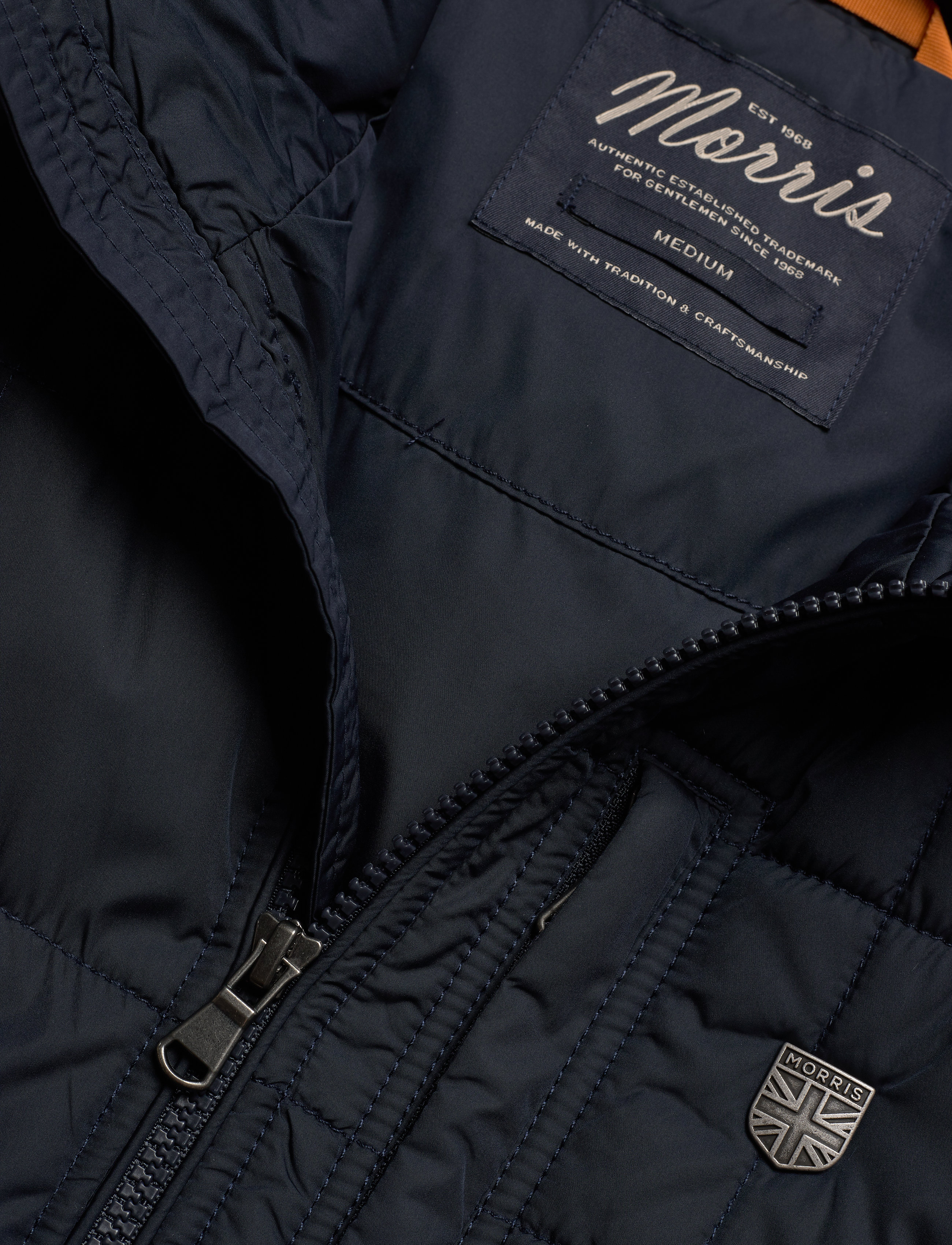 Morris - Crew Quilted Vest - blue - 3