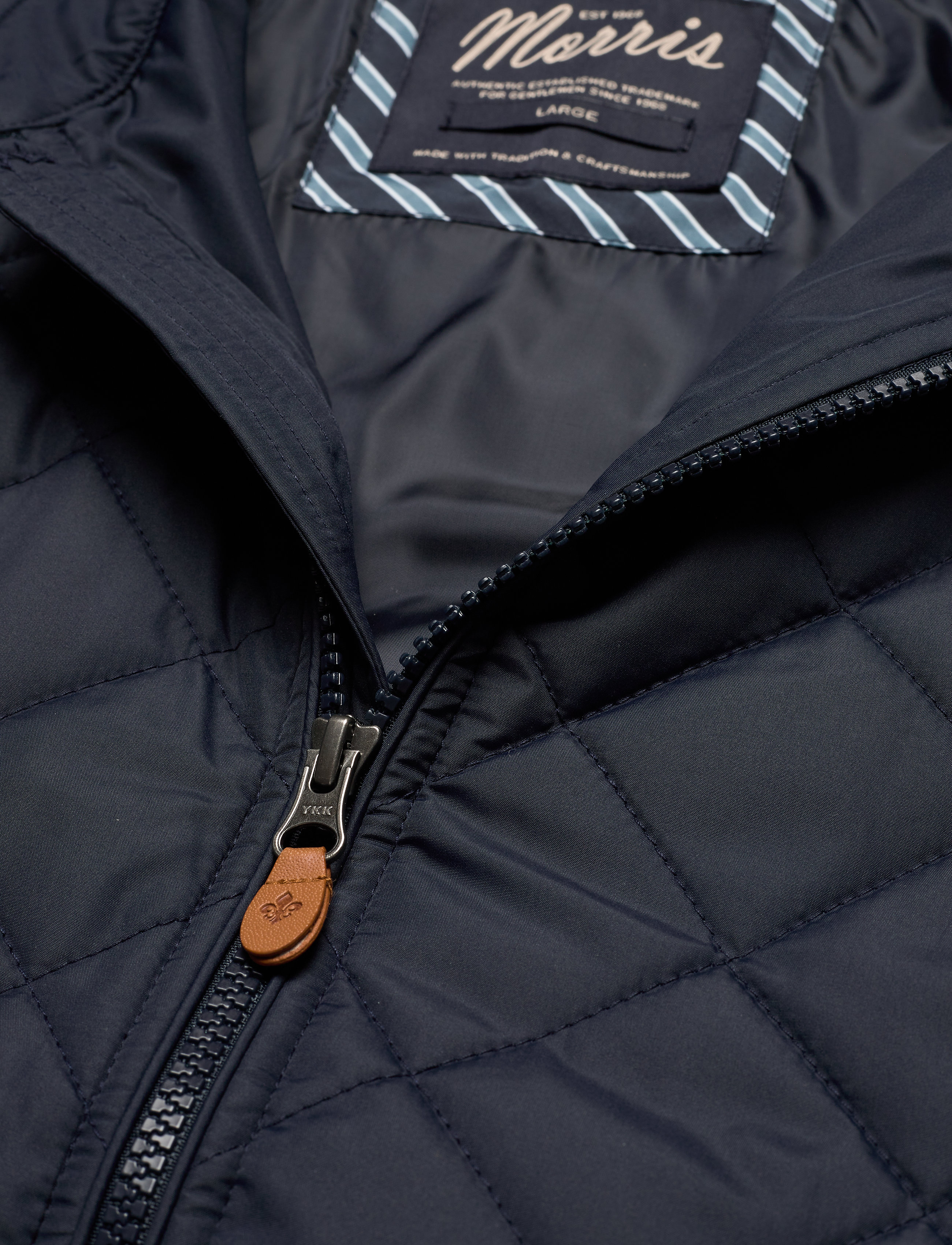 Morris - Kensington Quilted Jacket - blue - 2
