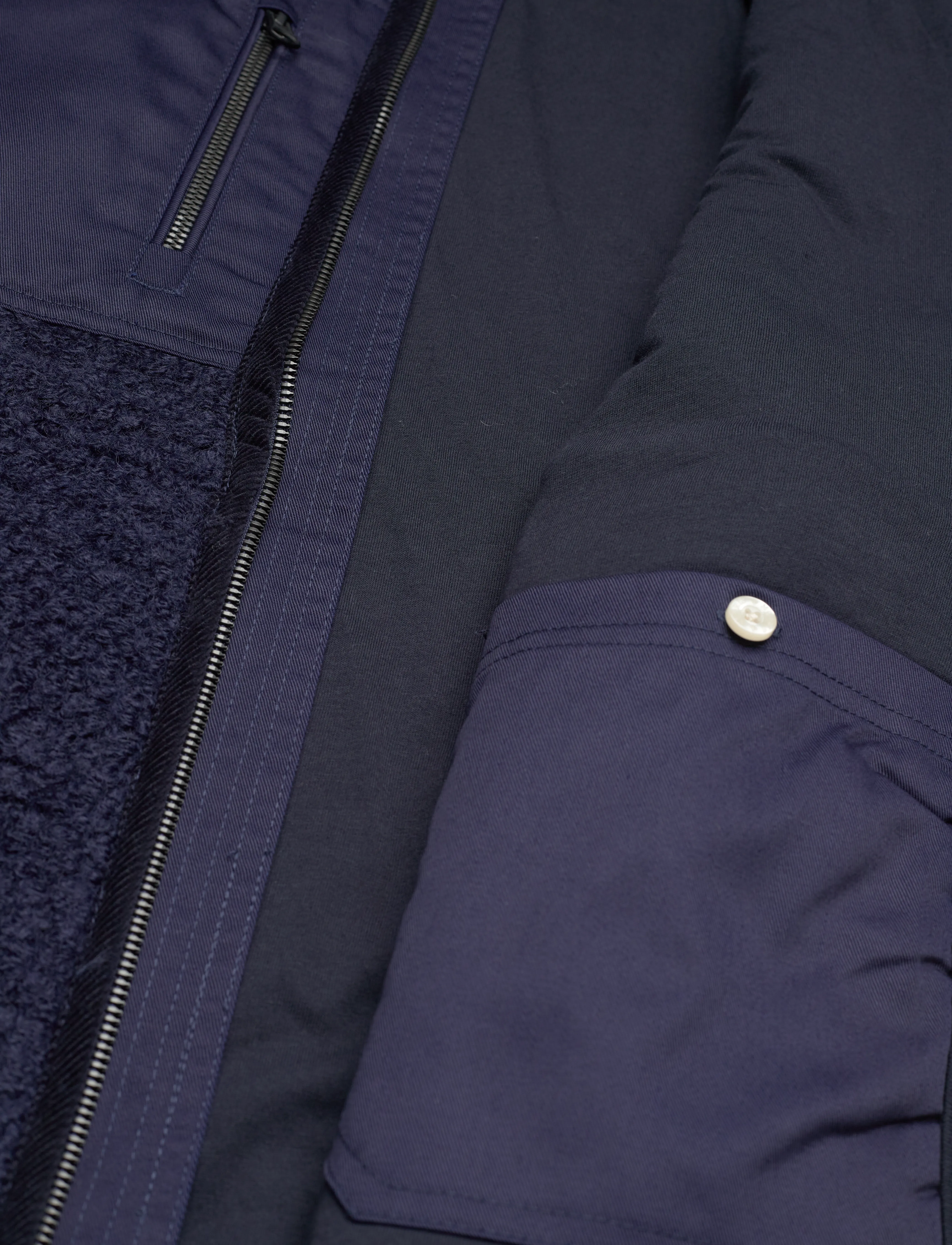 Morris - Brookley Pile Jacket - blue - 4