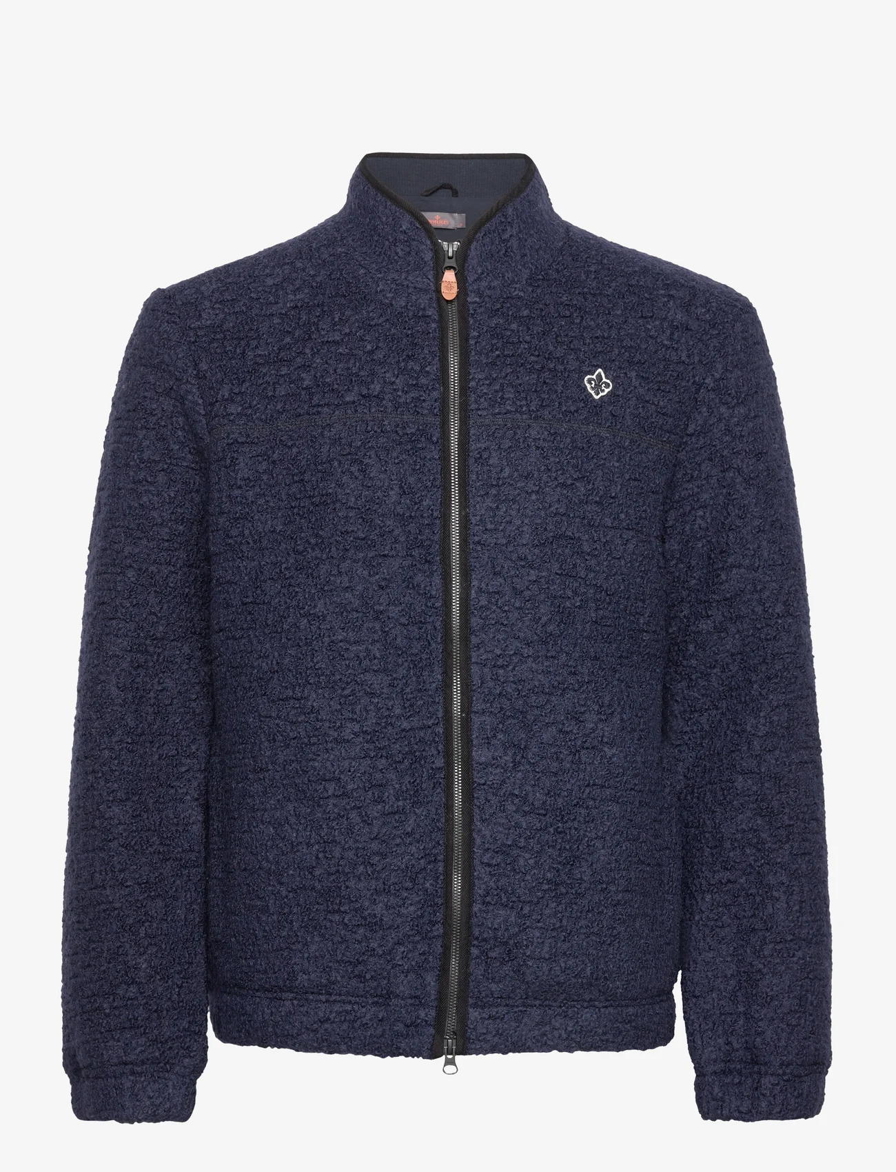 Morris - Chadwick Pile Jacket - mid layer jackets - blue - 0