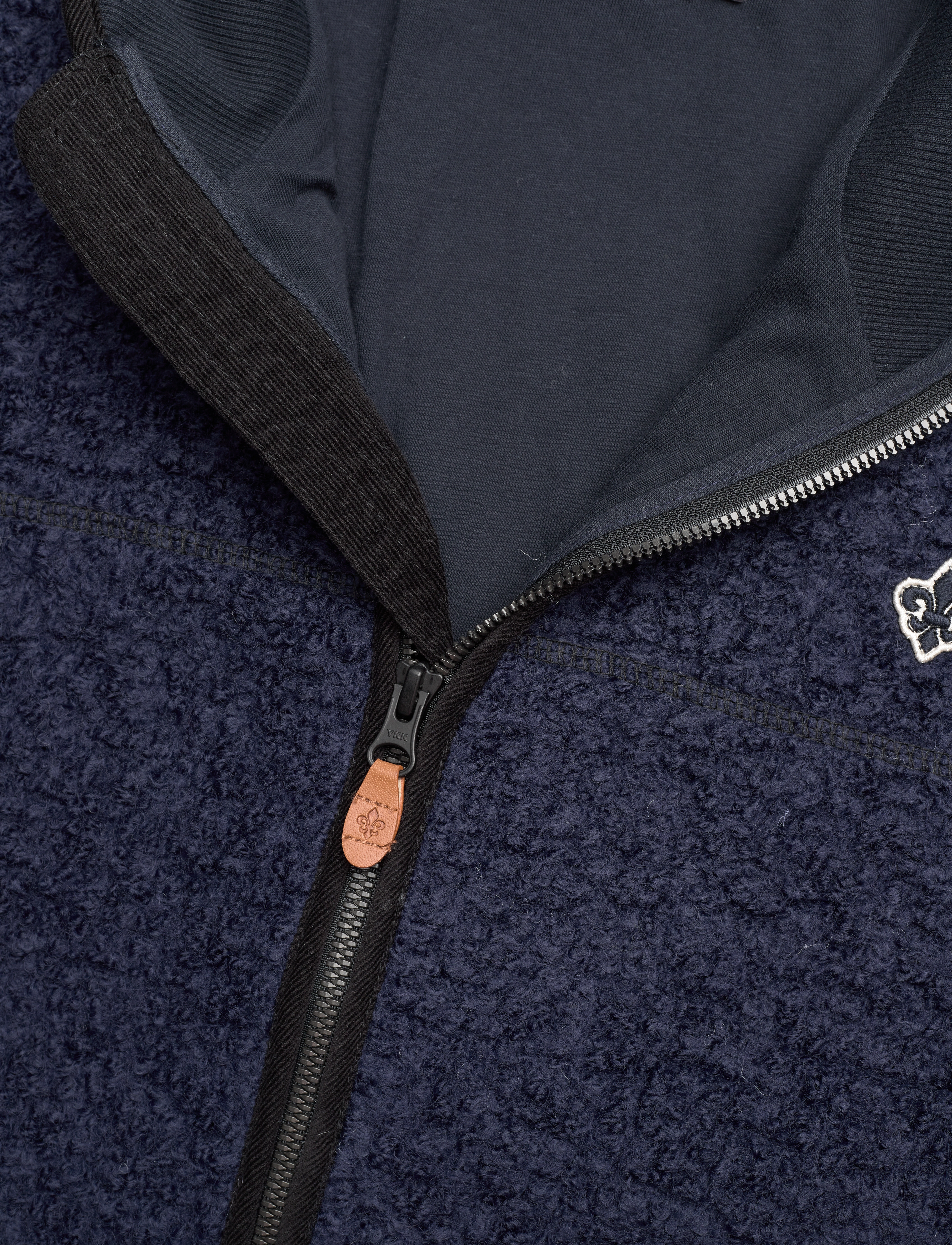 Morris - Chadwick Pile Jacket - blue - 2