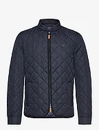 Teddy Quilted Jacket - OLD BLUE