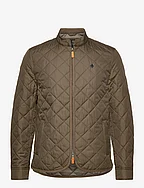 Teddy Quilted Jacket - OLIVE