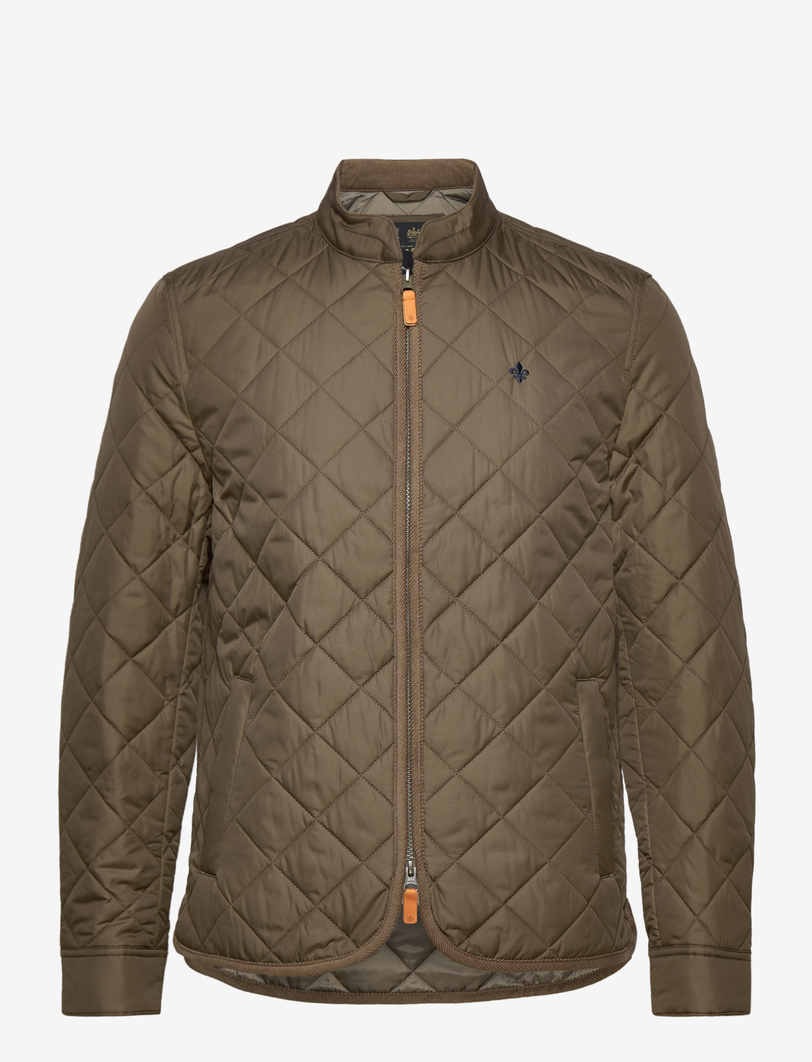 Morris - Teddy Quilted Jacket - olive - 0