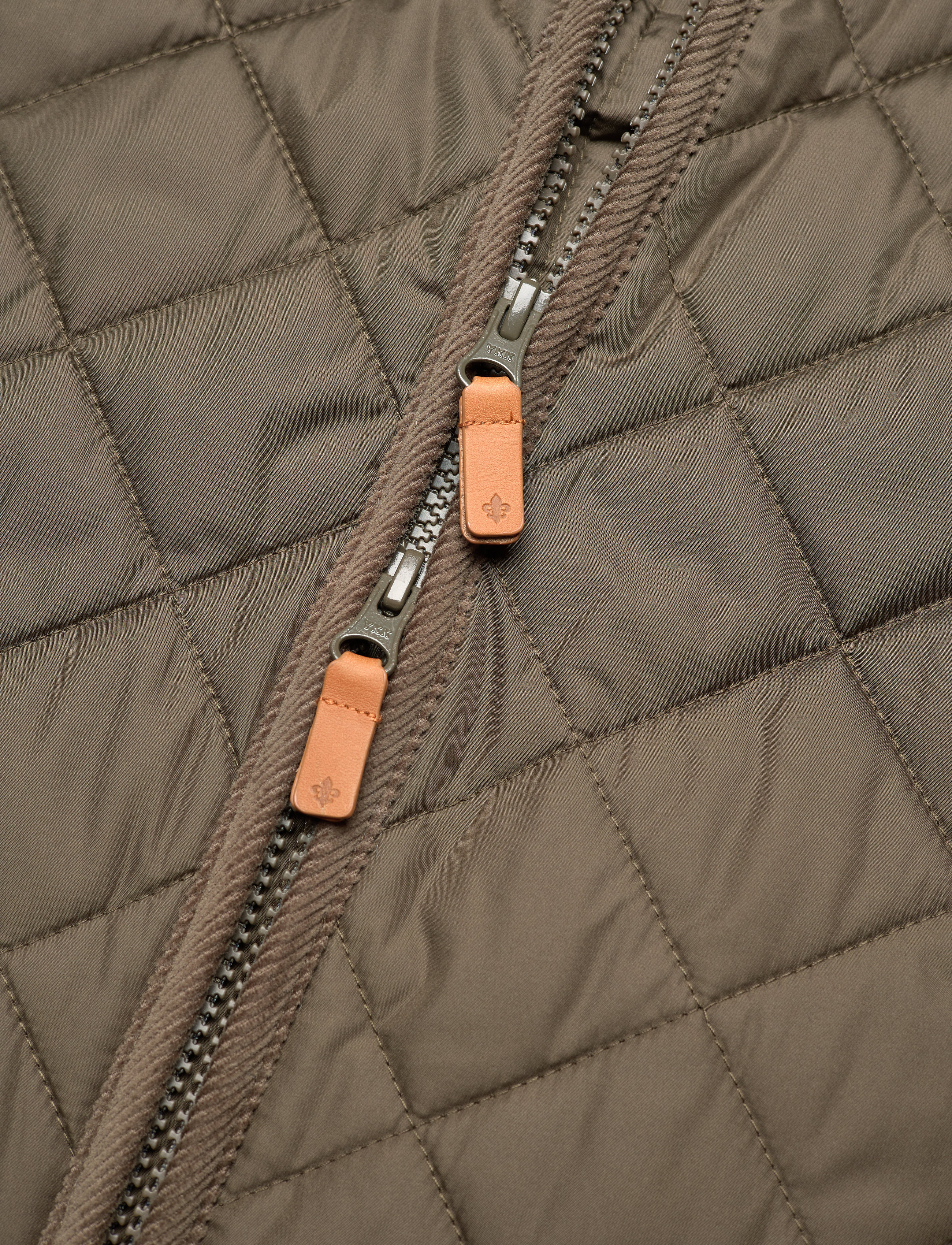 Morris - Teddy Quilted Jacket - olive - 3