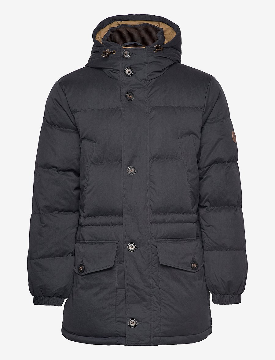 Morris - Bower Down Parka - parki - blue - 0