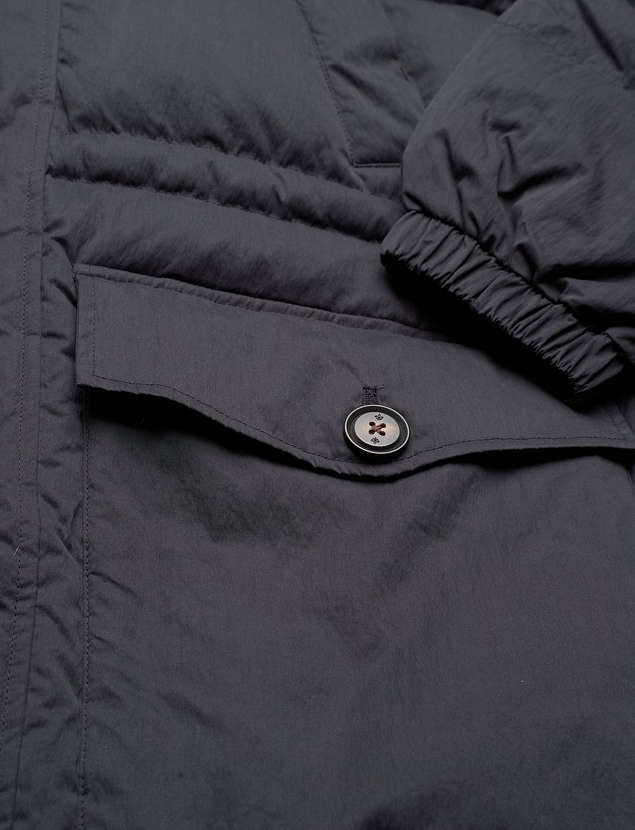 Morris - Bower Down Parka - parki - blue - 3