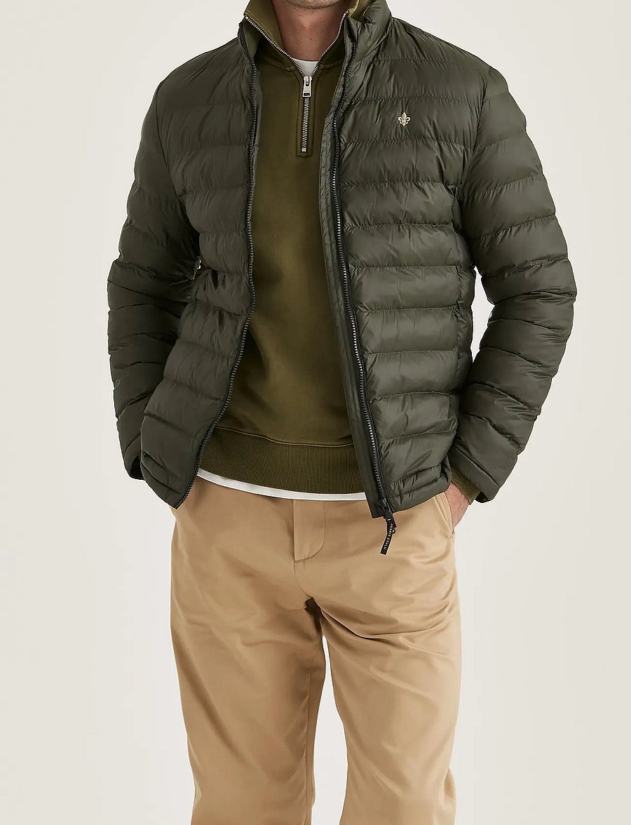 Morris - Milford Liner Jacket - dunjackor - olive - 0
