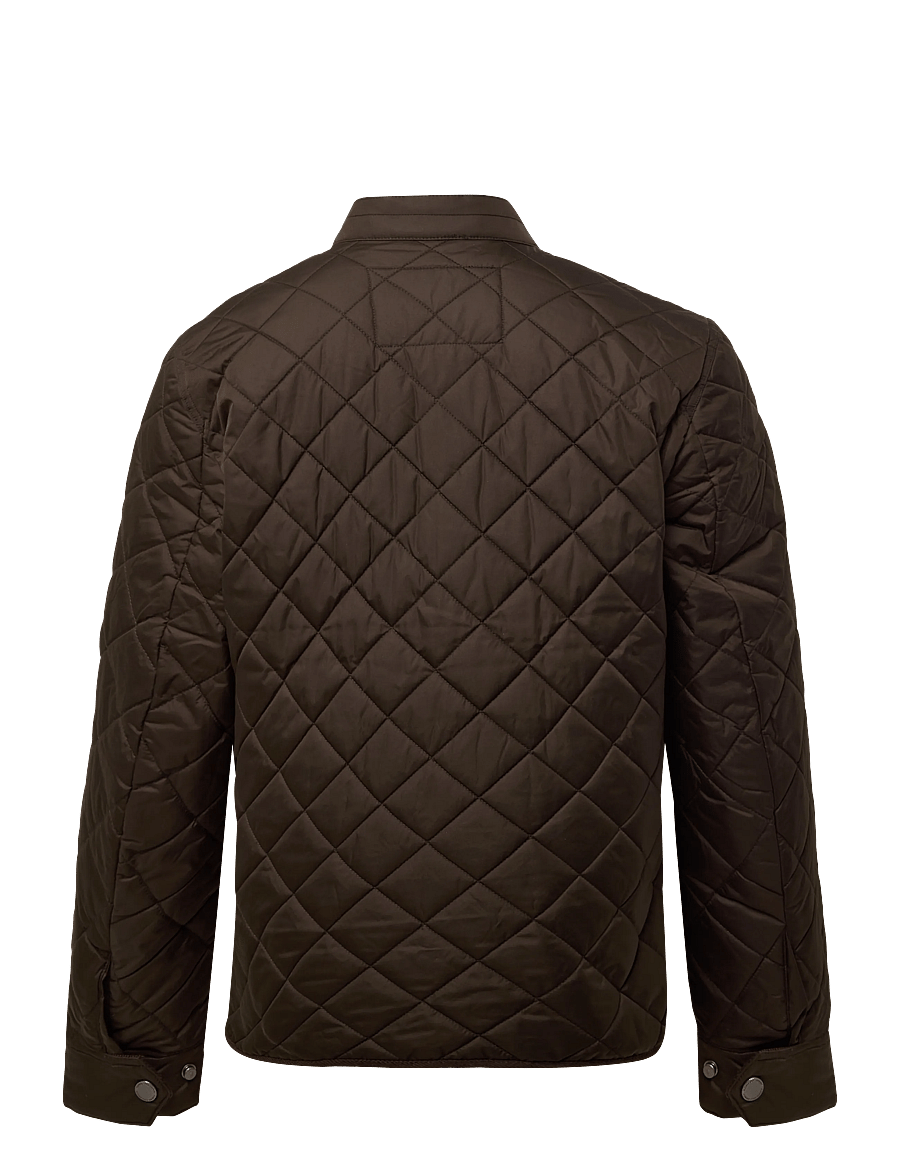 Morris - Teddy Quilted Jacket - höstjackor - brown - 1