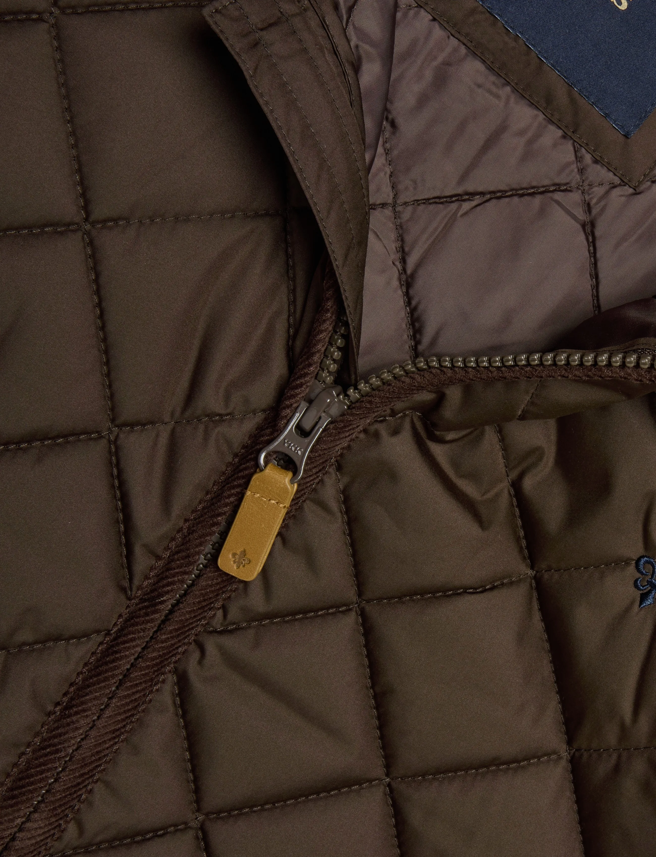 Morris - Teddy Quilted Jacket - höstjackor - brown - 2