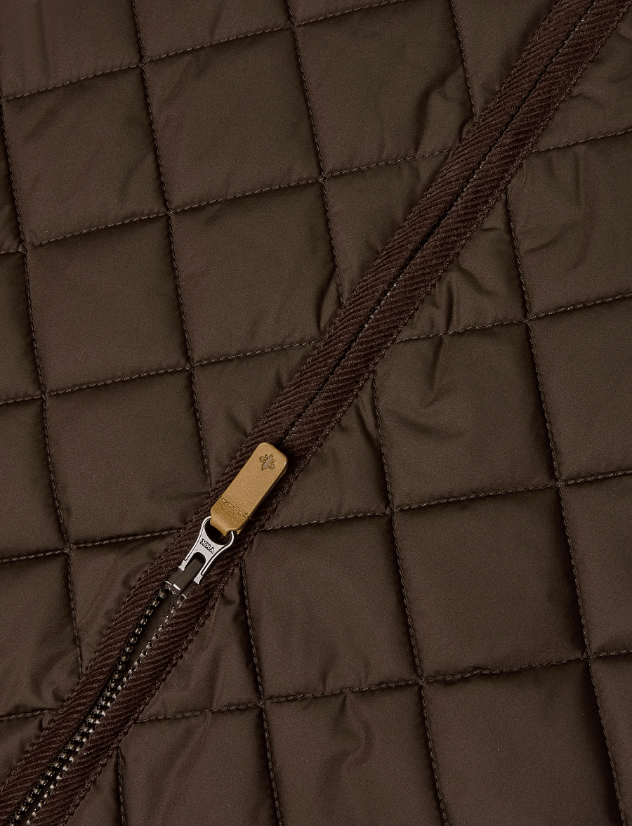 Morris - Teddy Quilted Jacket - höstjackor - brown - 3