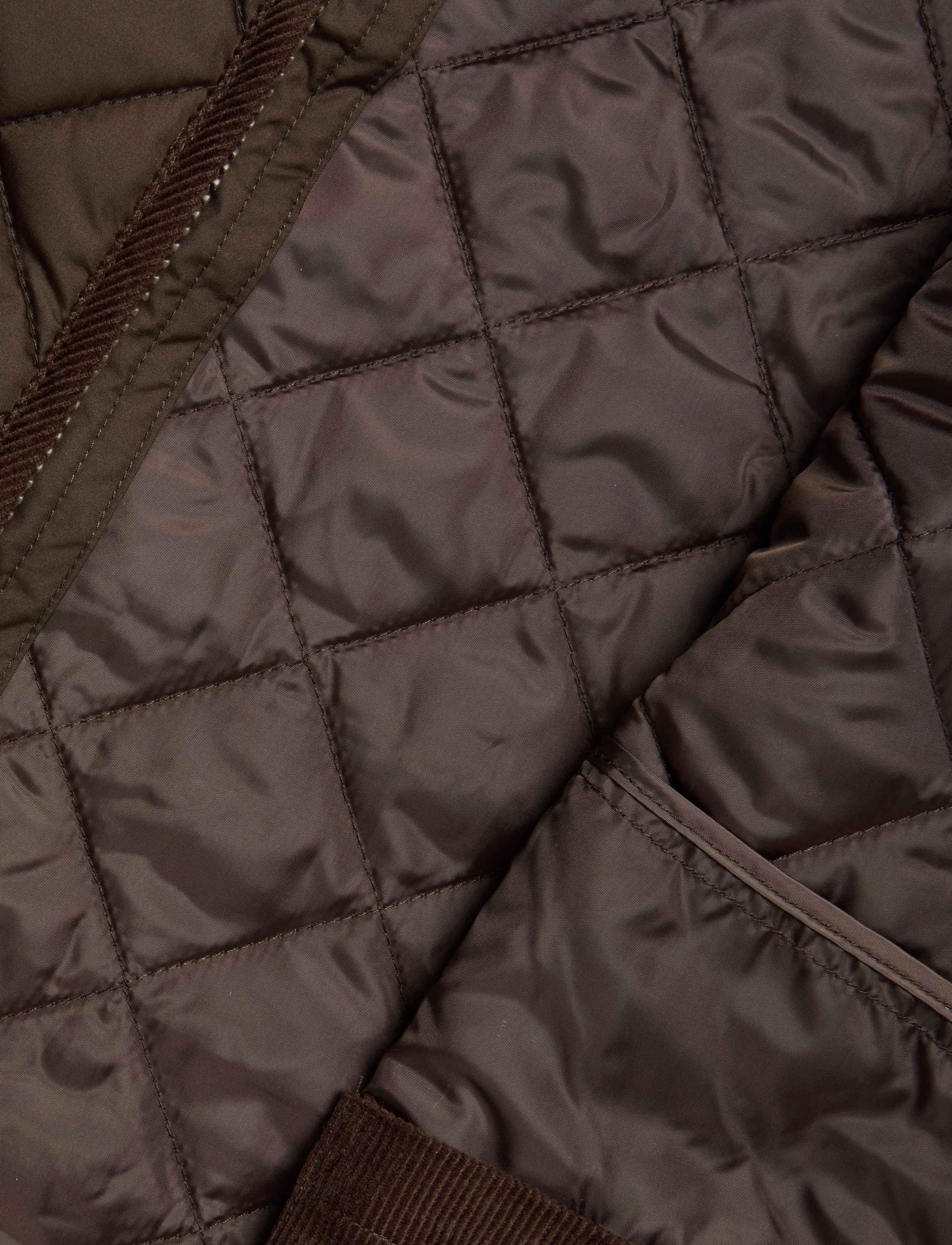 Morris - Teddy Quilted Jacket - höstjackor - brown - 4