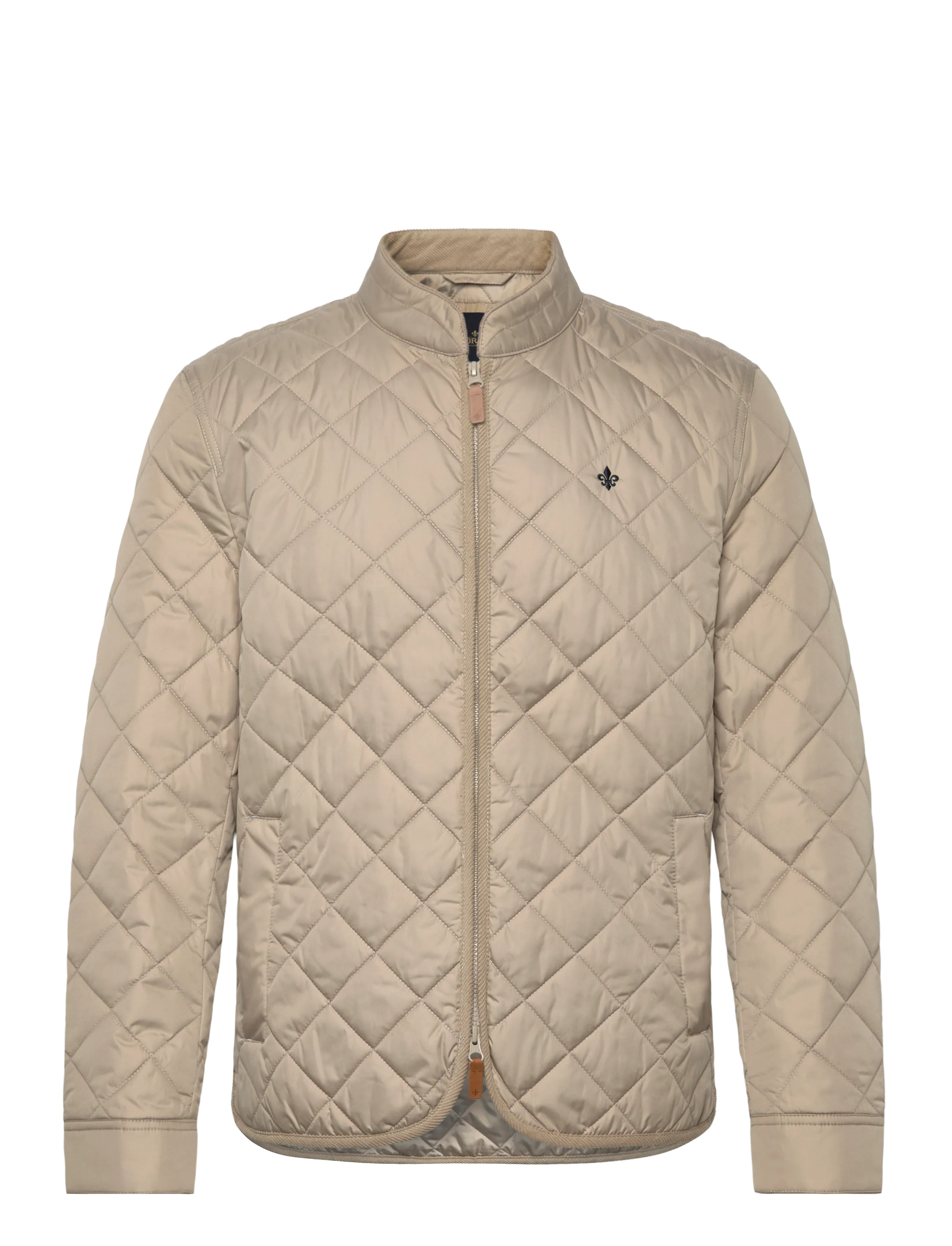Morris Teddy Quilted Jacket - Jakker - KHAKI / beige