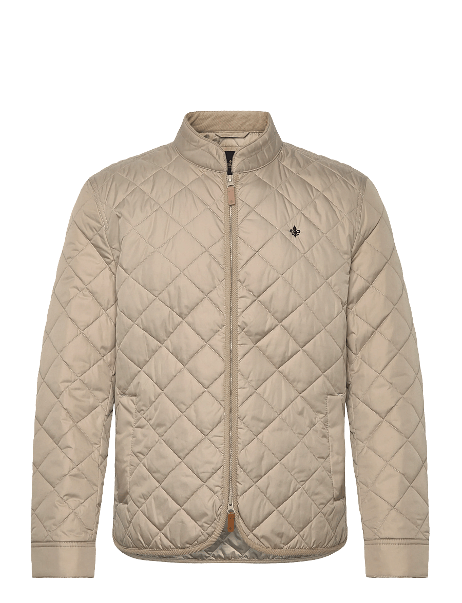 Morris - Teddy Quilted Jacket - spring jackets - khaki - 1