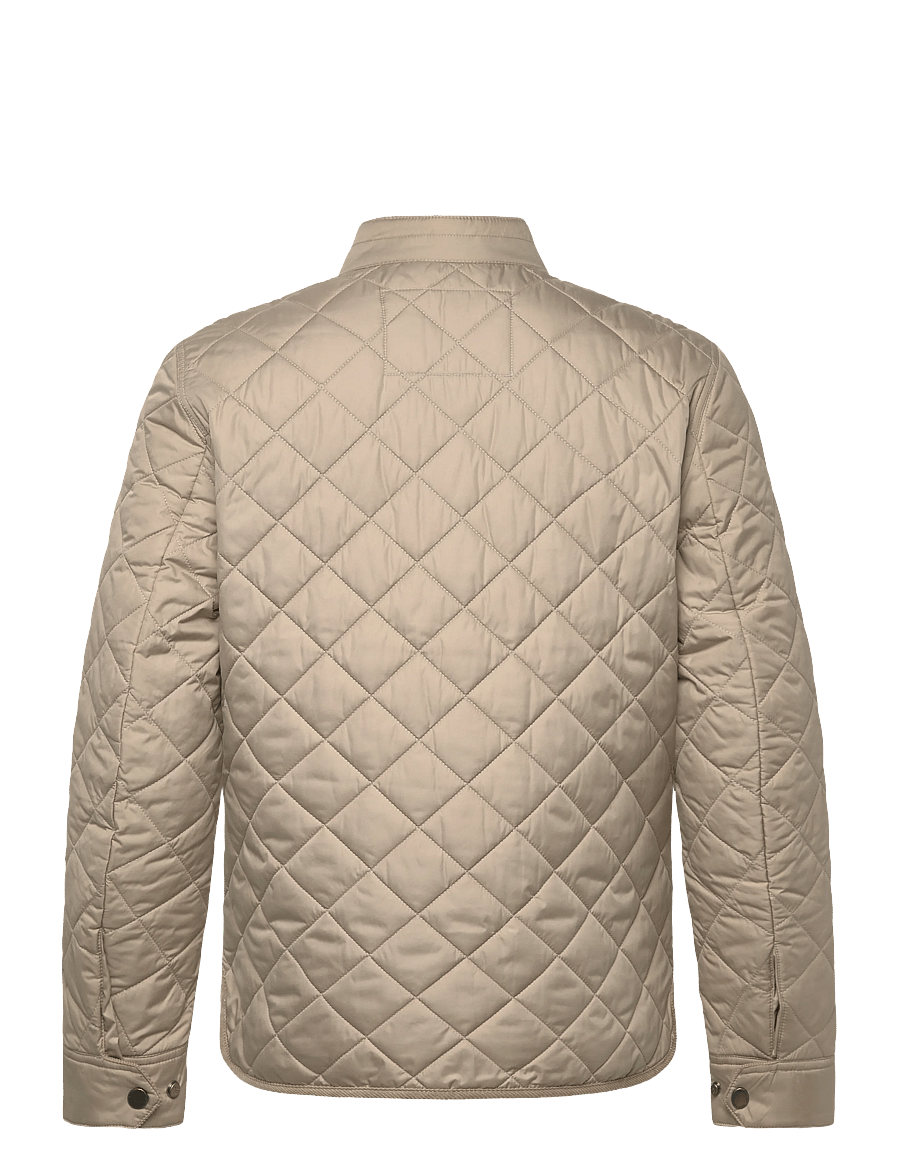Morris - Teddy Quilted Jacket - spring jackets - khaki - 2