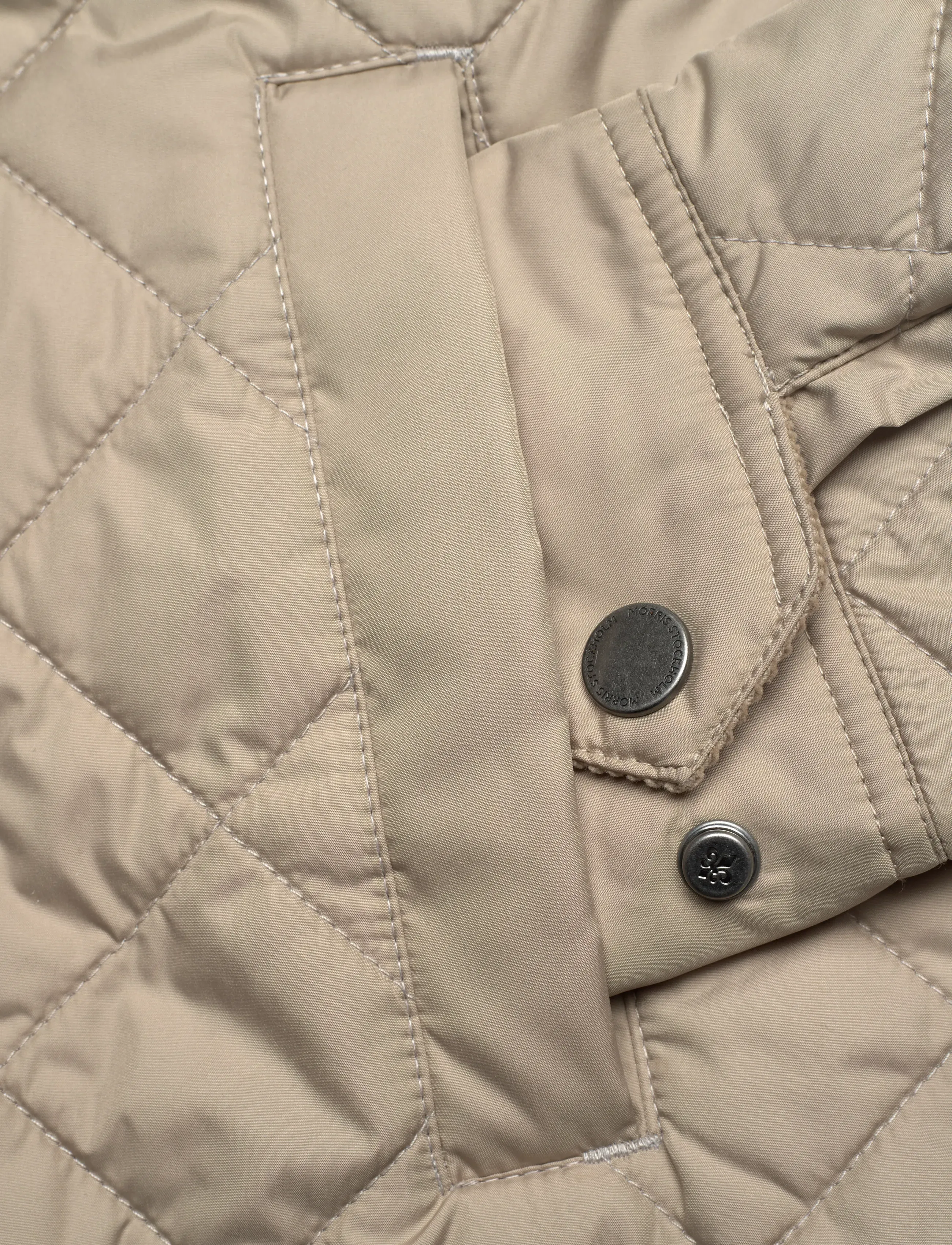Morris - Teddy Quilted Jacket - pavasara jakas - khaki - 3
