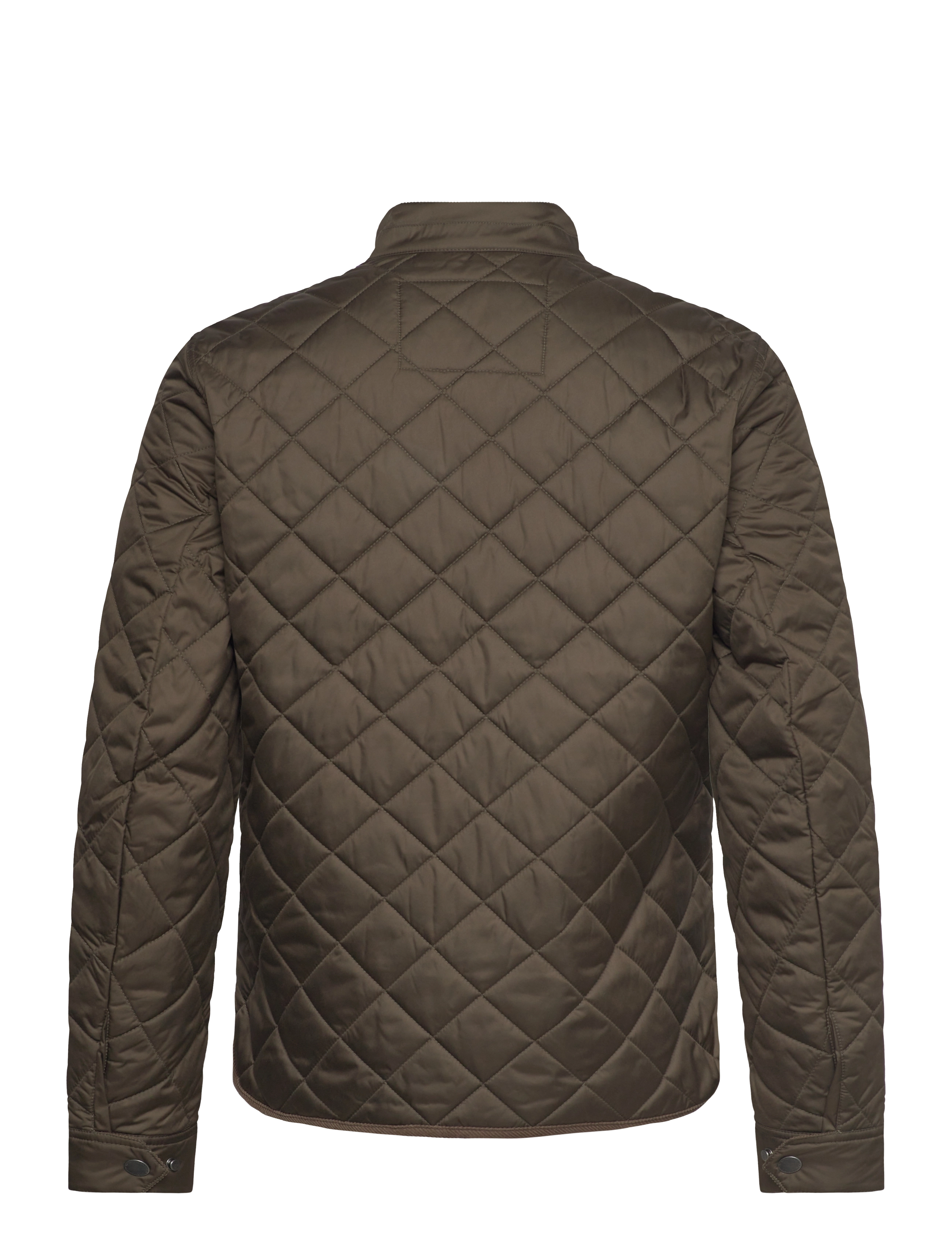 Morris - Teddy Quilted Jacket - spring jackets - olive - 2