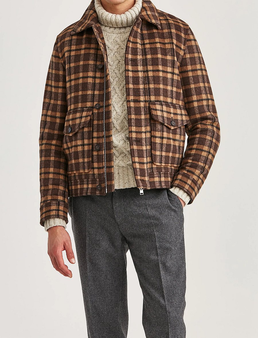Morris - Theobald Jacket - vestes légères use default - brown - 0