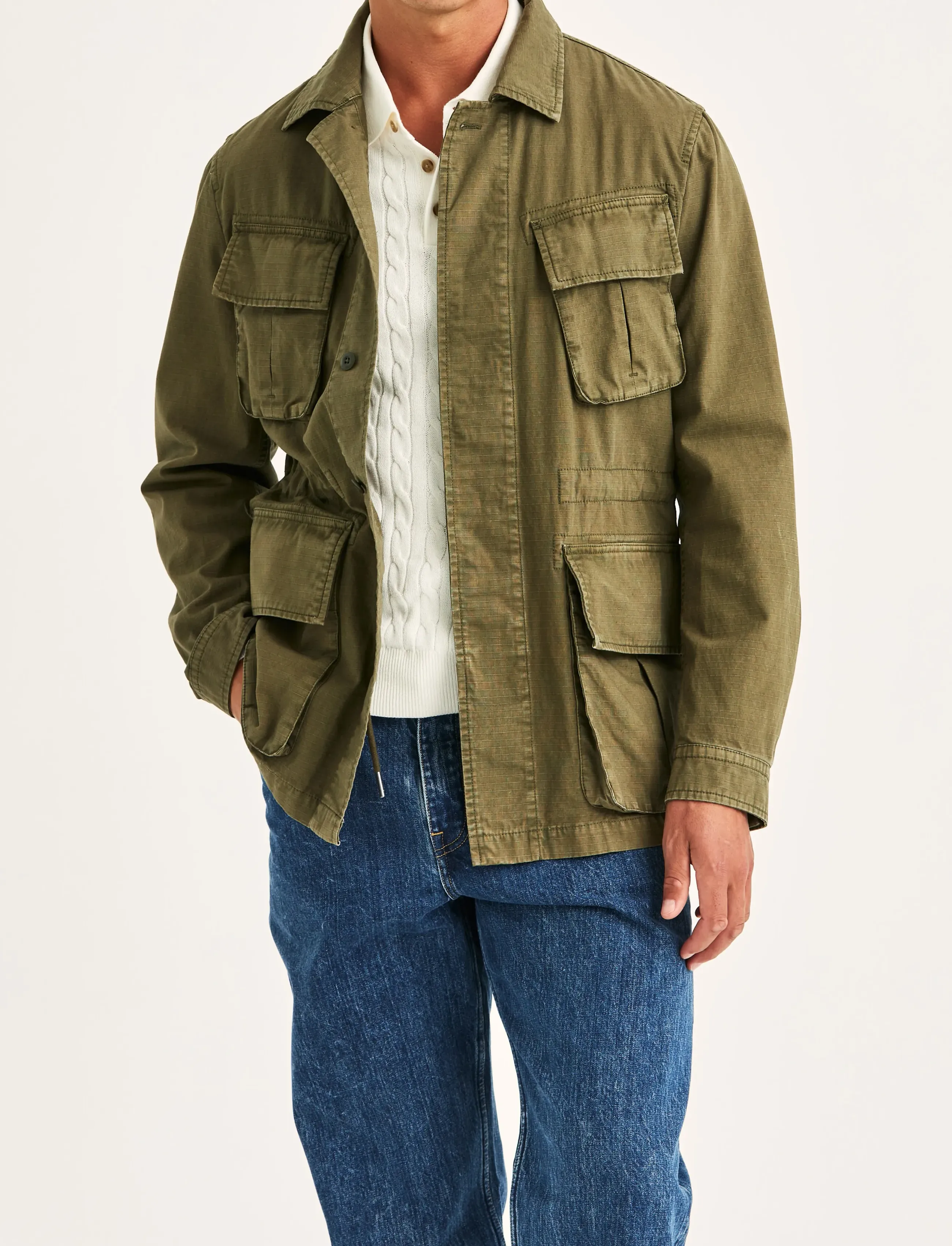 Morris Graham Field Jacket - Uutuudet - OLIVE / khaki/green
