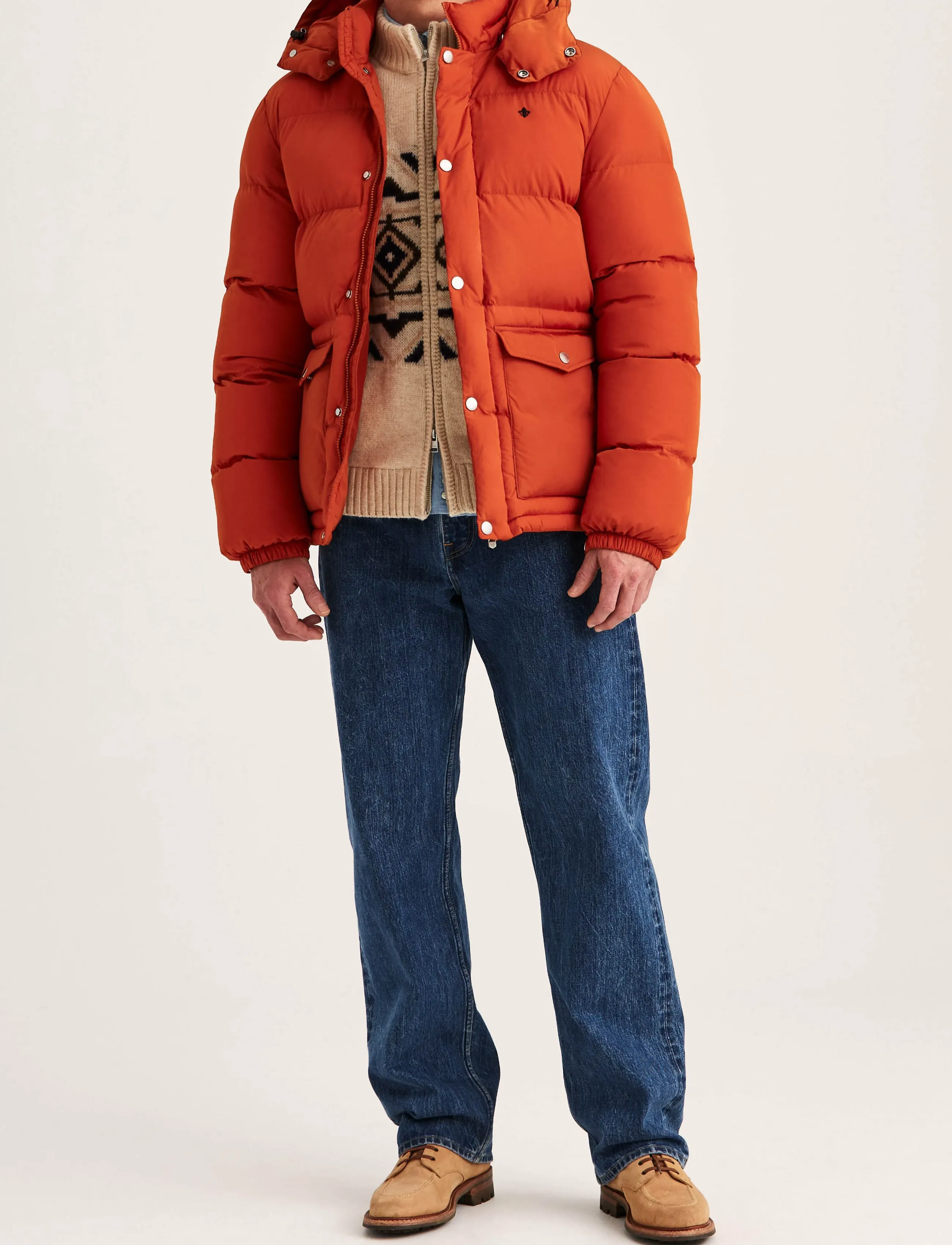 Morris - Lennox Puffer Jacket - gefütterte jacken - orange - 3