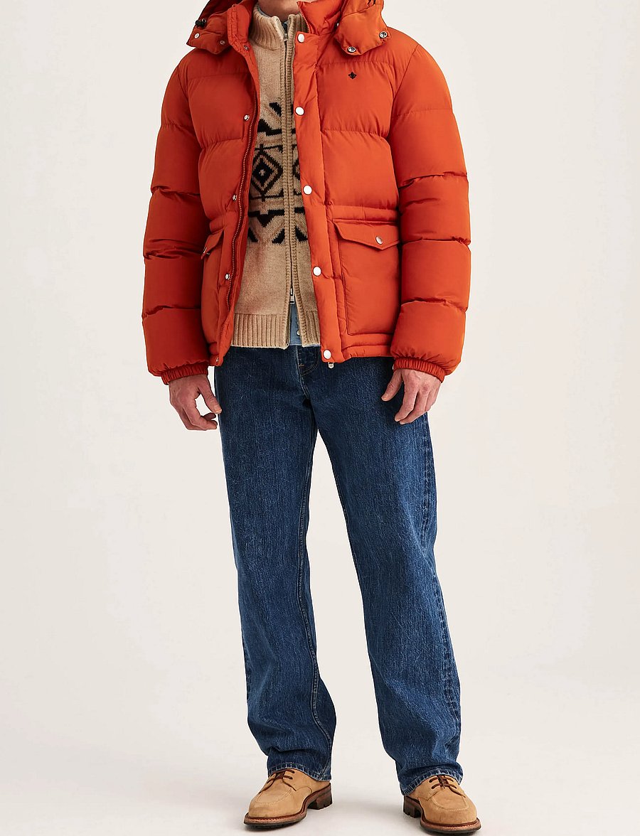 Morris - Lennox Puffer Jacket - gefütterte jacken - orange - 3