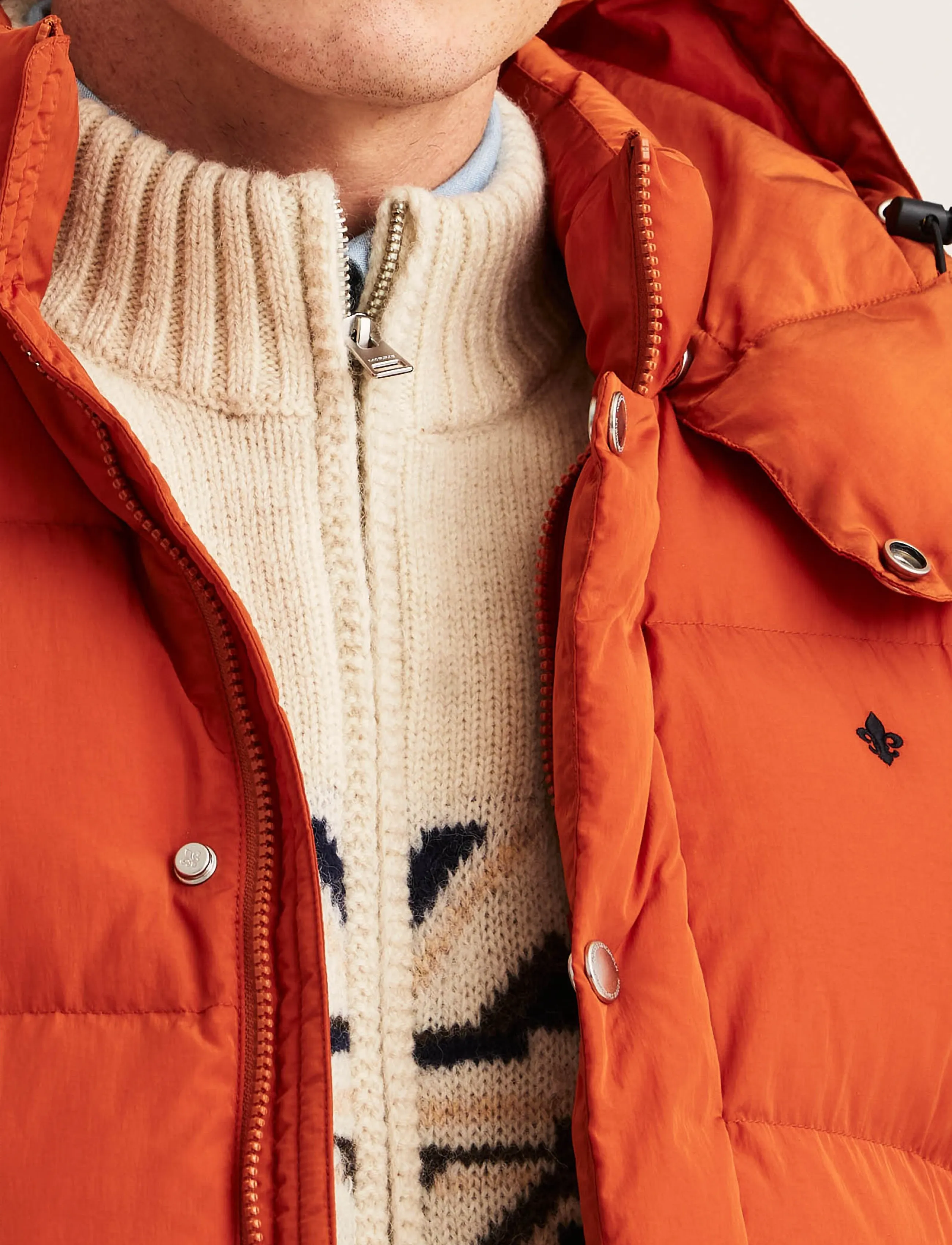 Morris - Lennox Puffer Jacket - gefütterte jacken - orange - 5