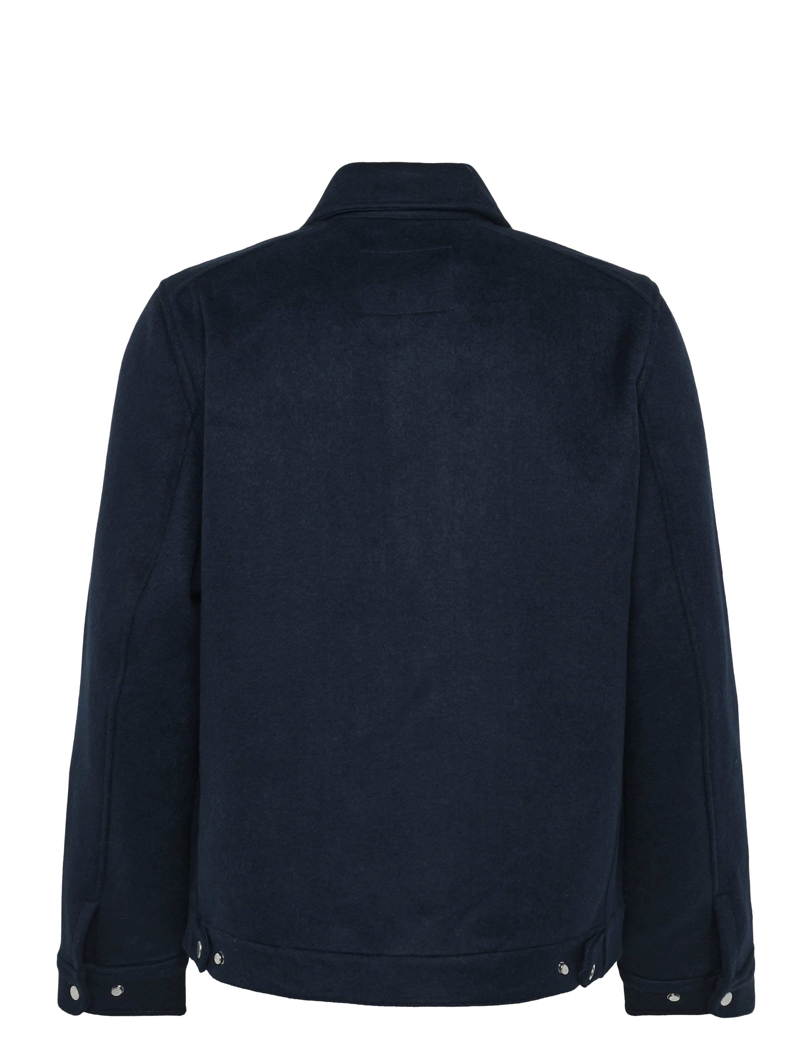 Morris - Wallace Wool Jacket - talvejoped - blue - 2