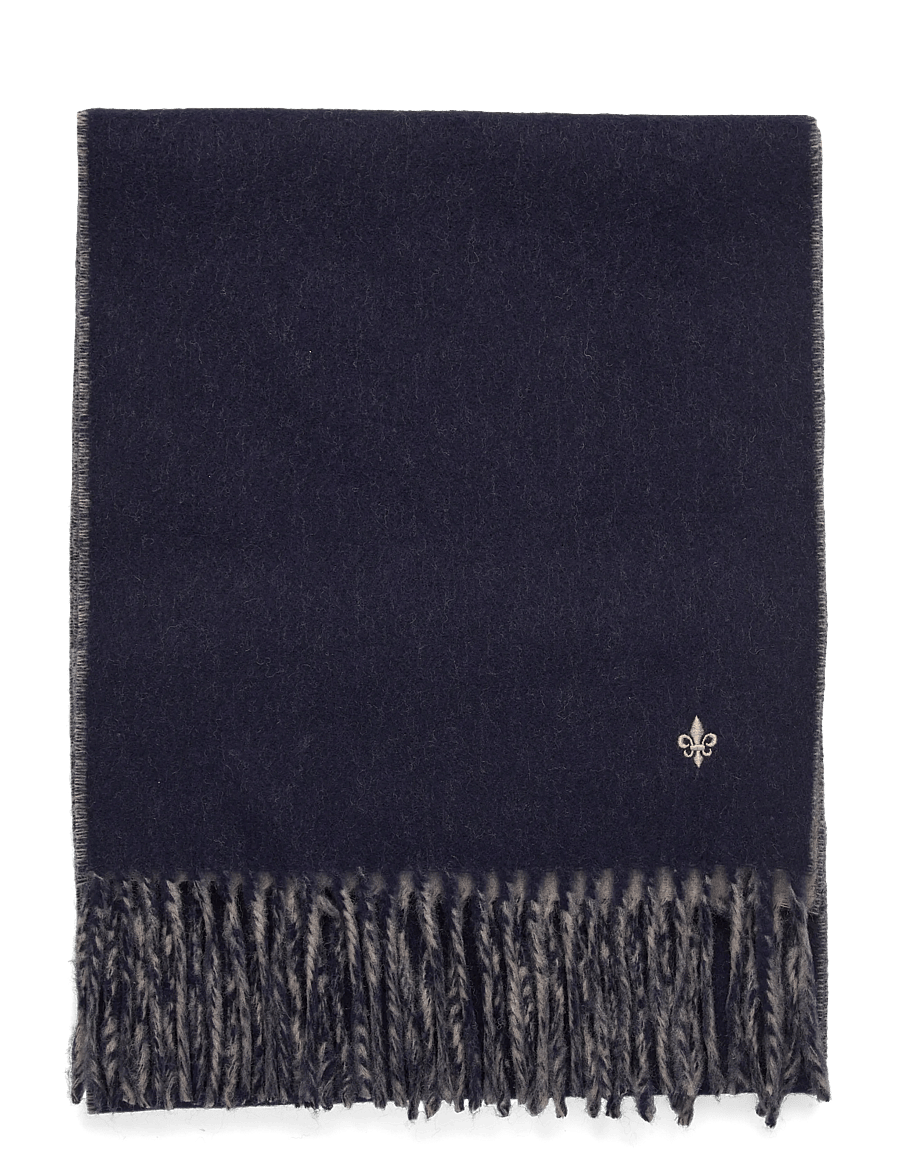 Morris - Double Face Scarf - szaliki zimowe - navy - 1