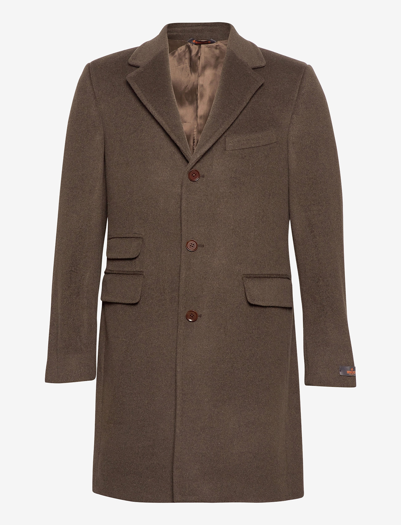 Morris - Wesley Wool Cashmere Coat - brown - 0