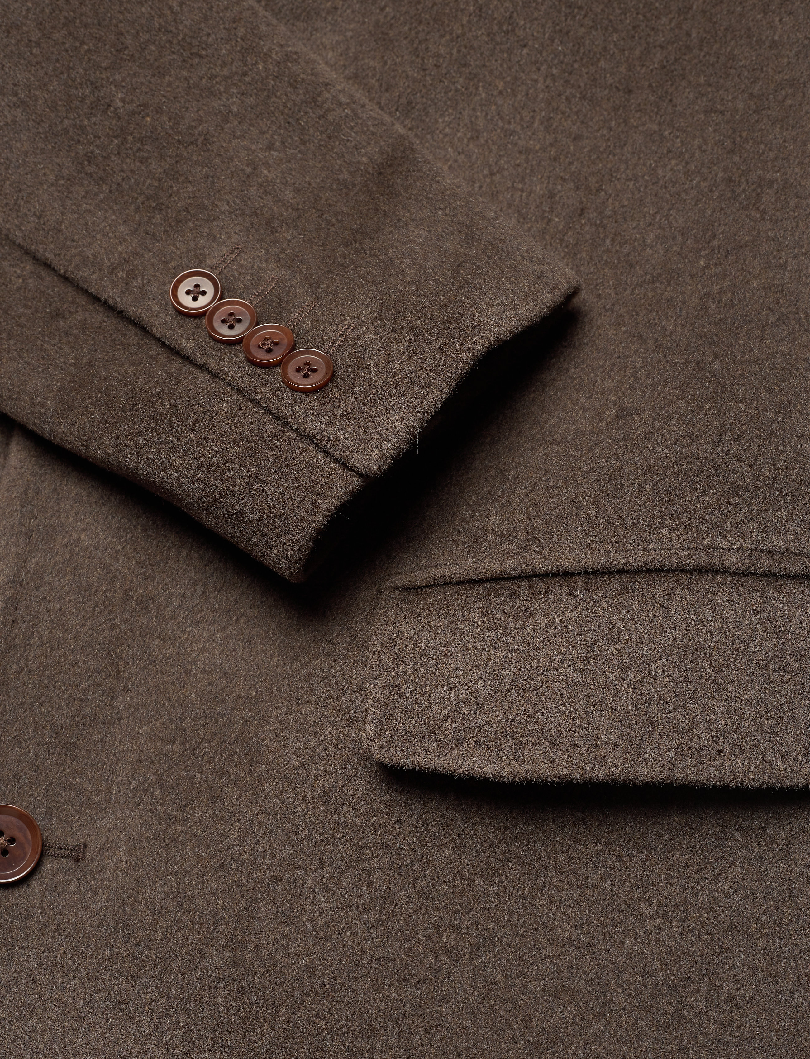 Morris - Wesley Wool Cashmere Coat - brown - 3