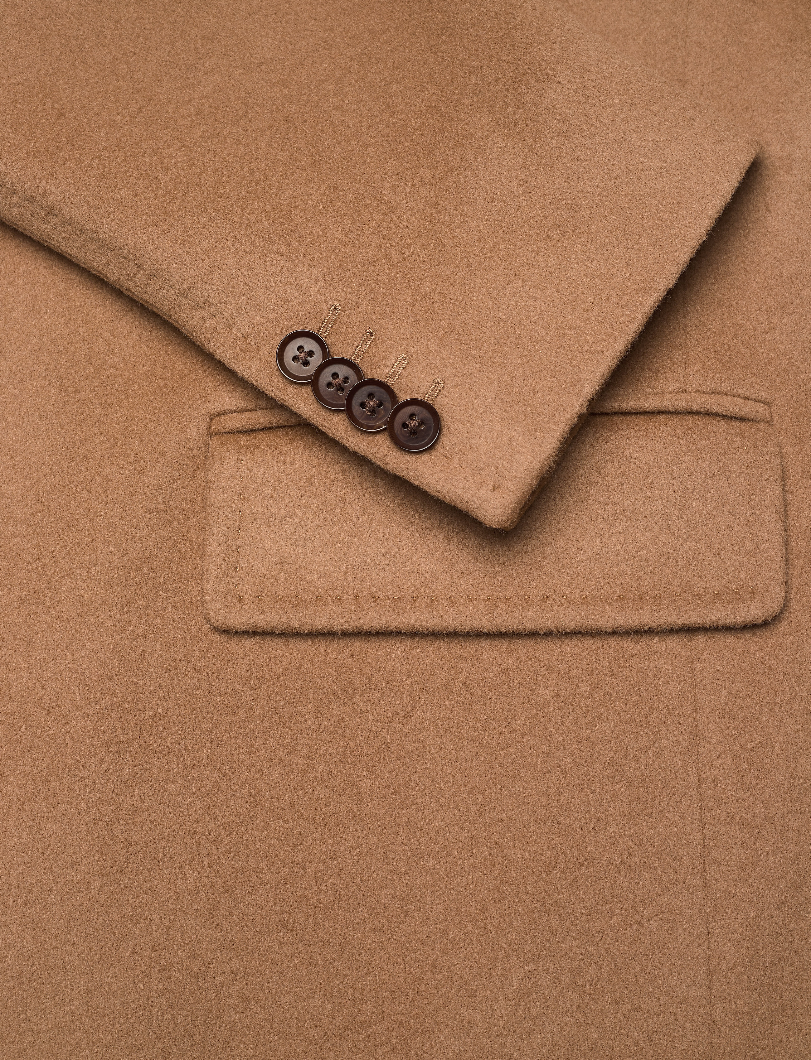 Morris - Wesley Wool Cashmere Coat - camel - 3