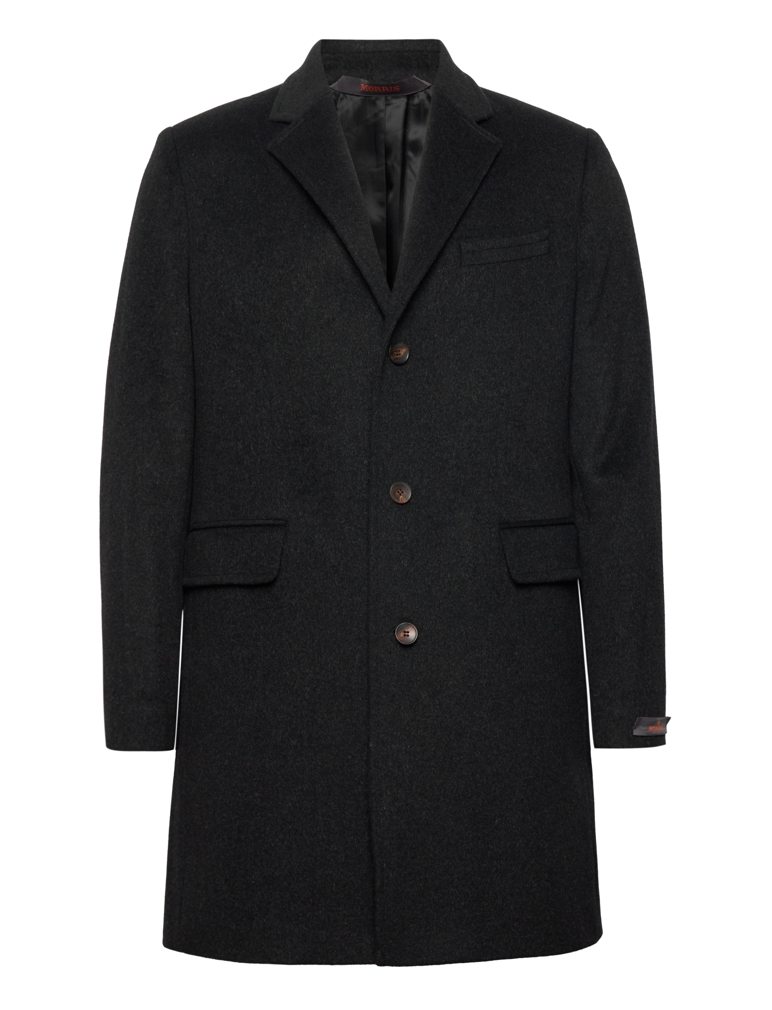 Morris - Morris Wool Cashmere Coat - grey - 0
