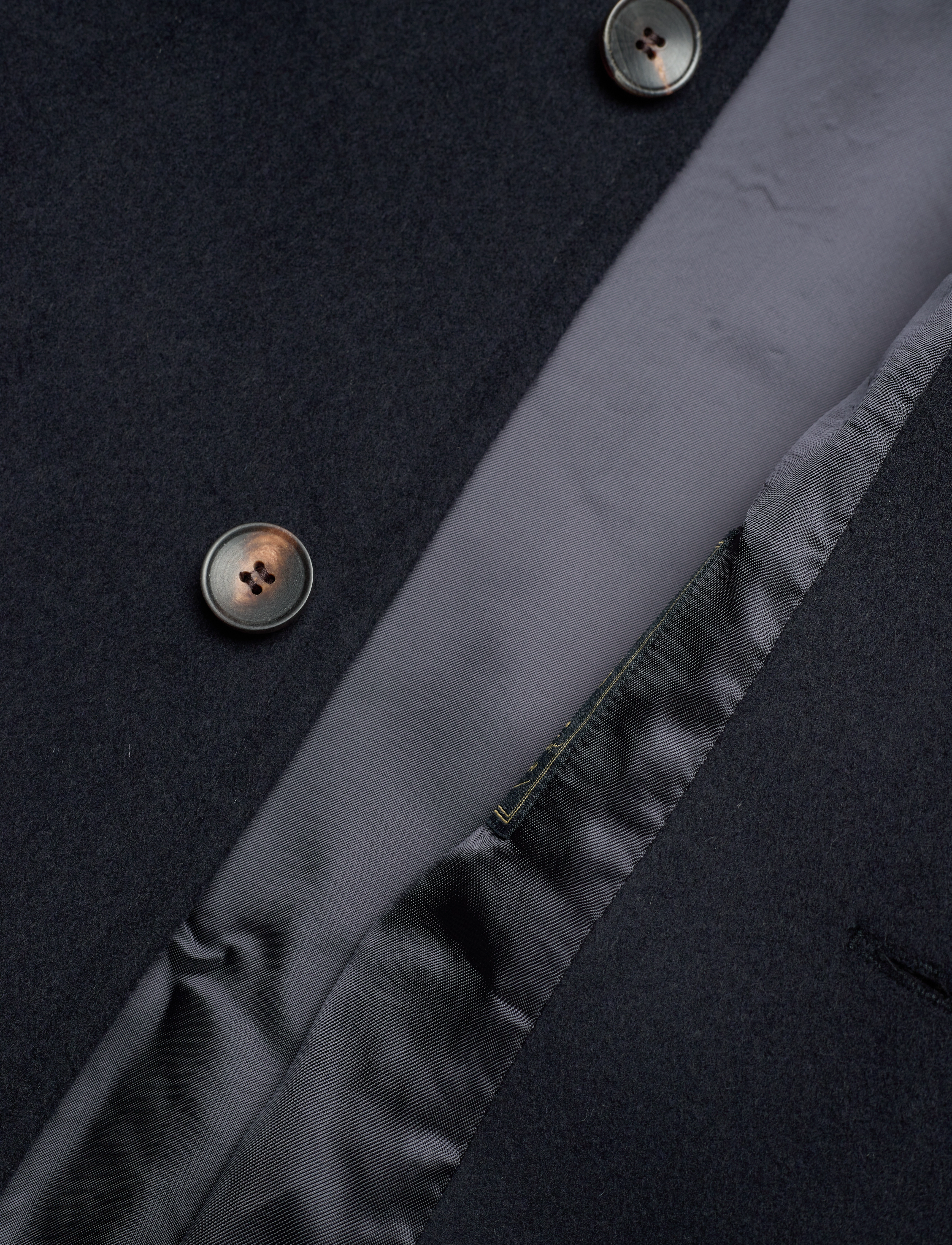 Morris - Morris Wool Cashmere Coat - navy - 4
