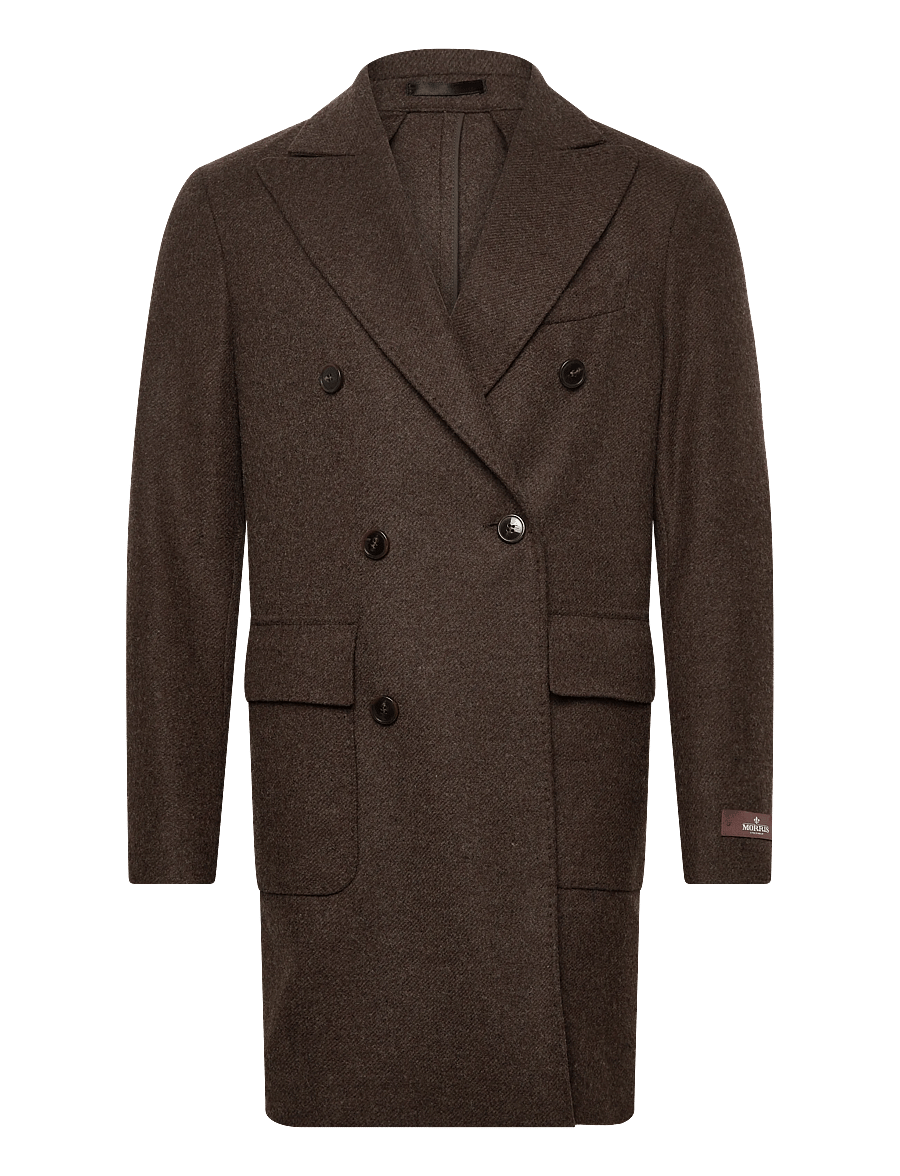 Morris - Brian DB Coat - uldfrakker - brown - 1