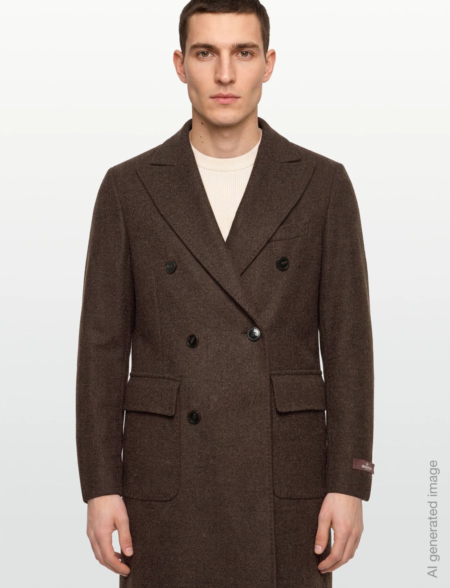 Morris - Brian DB Coat - uldfrakker - brown - 3