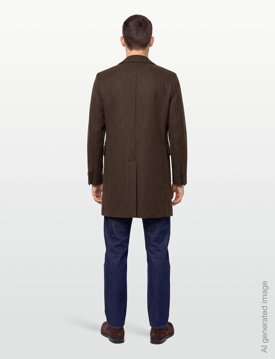 Morris - Brian DB Coat - uldfrakker - brown - 4