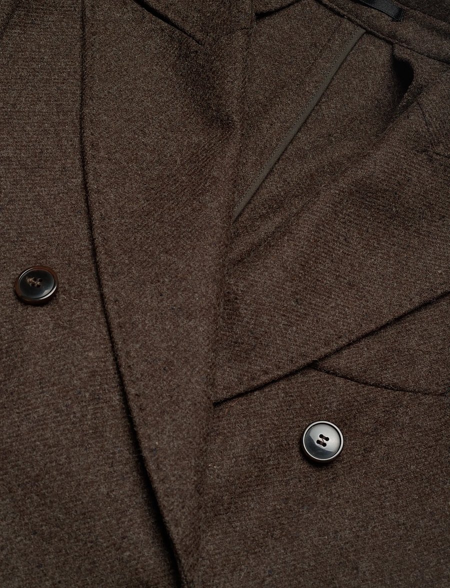 Morris - Brian DB Coat - uldfrakker - brown - 5