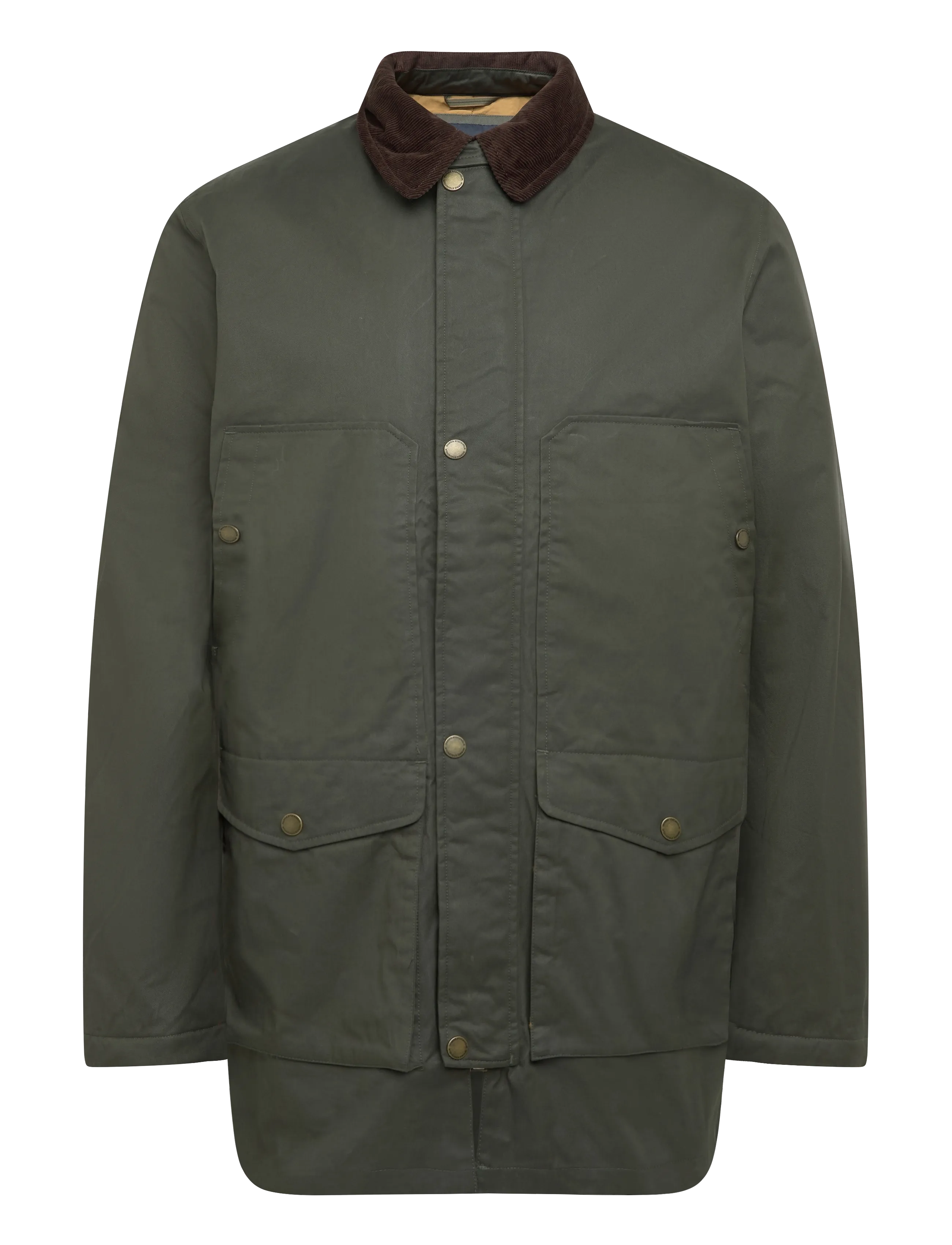 Morris Mac Wax Jacket - Regnjakker - OLIVE / khaki/green