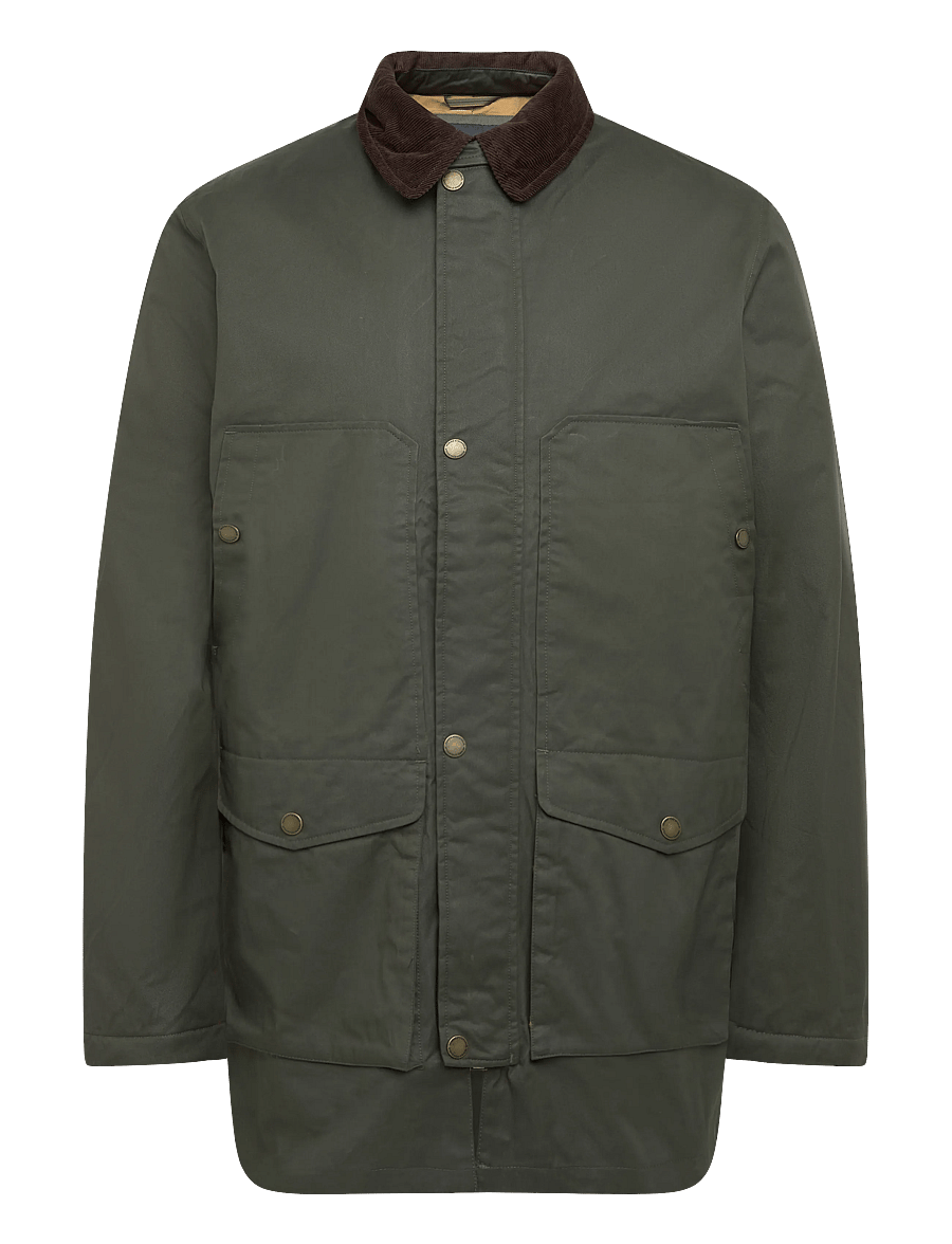 Morris - Mac Wax Jacket - regnjakker - olive - 0