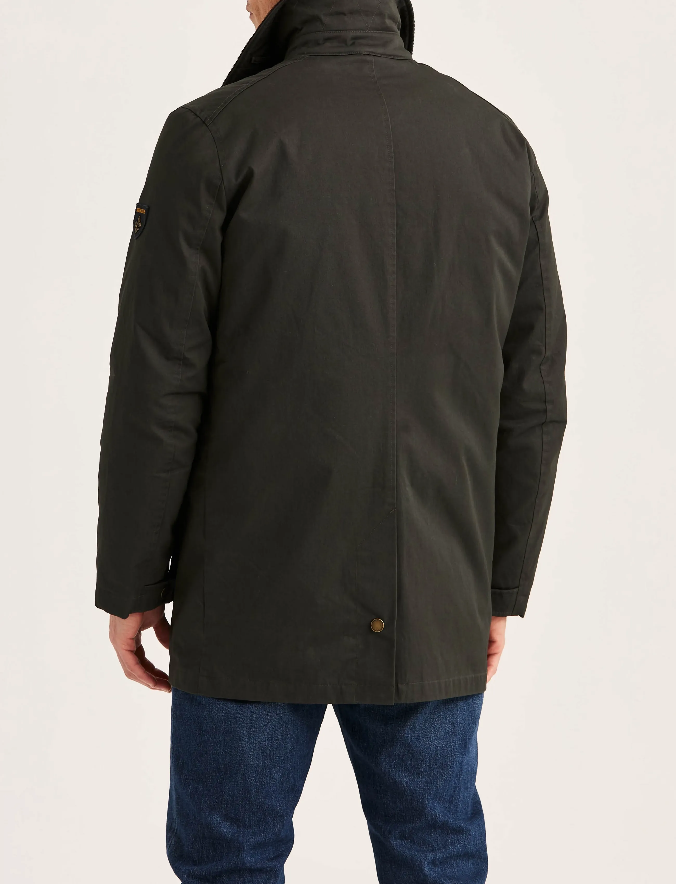 Morris - Mac Wax Jacket - regnjakker - olive - 4