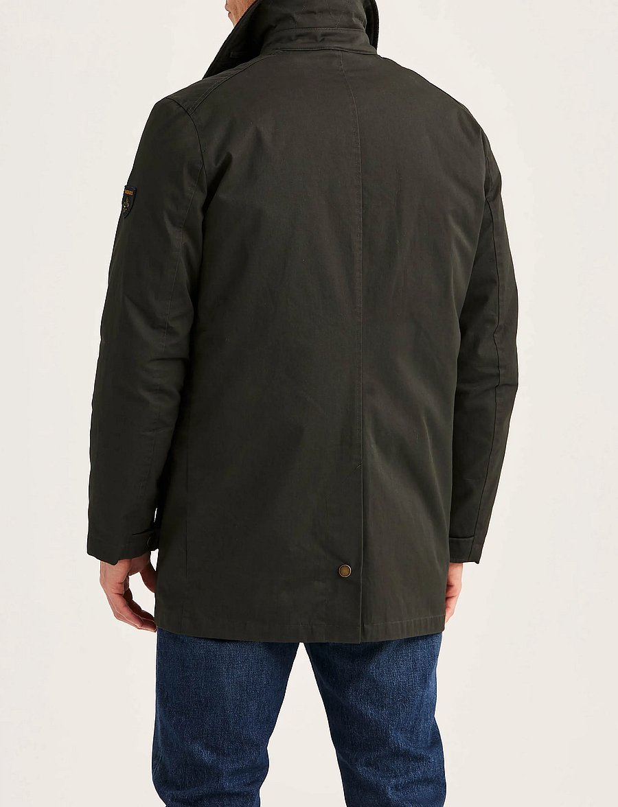 Morris - Mac Wax Jacket - regnjakker - olive - 4