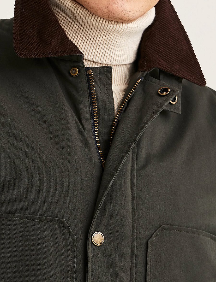 Morris - Mac Wax Jacket - regnjakker - olive - 5