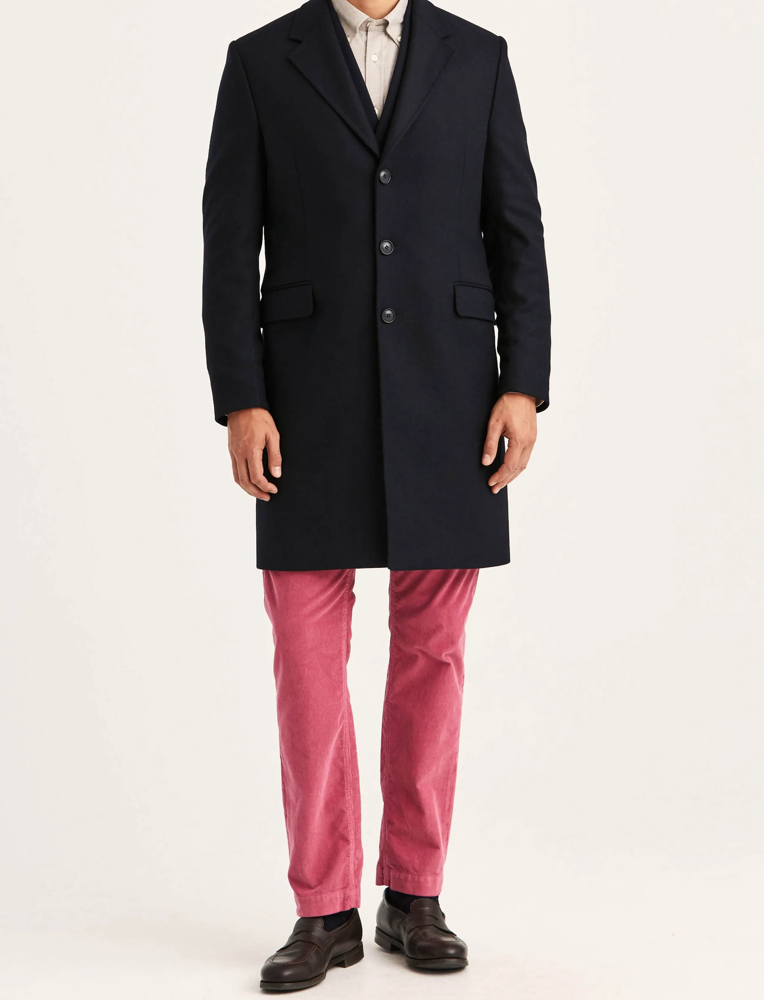 Morris - Ben Wool Coat - navy - 3