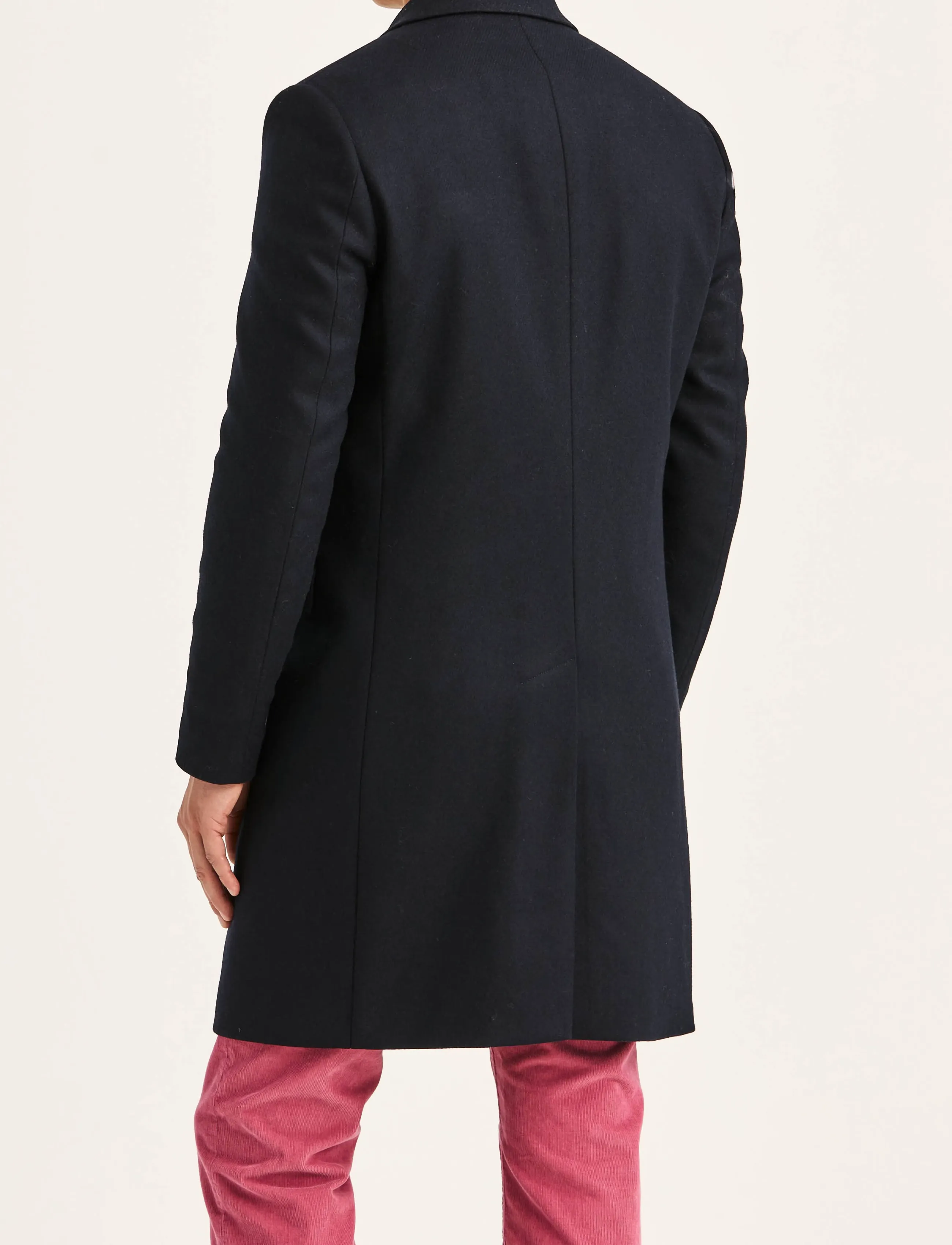 Morris - Ben Wool Coat - navy - 4
