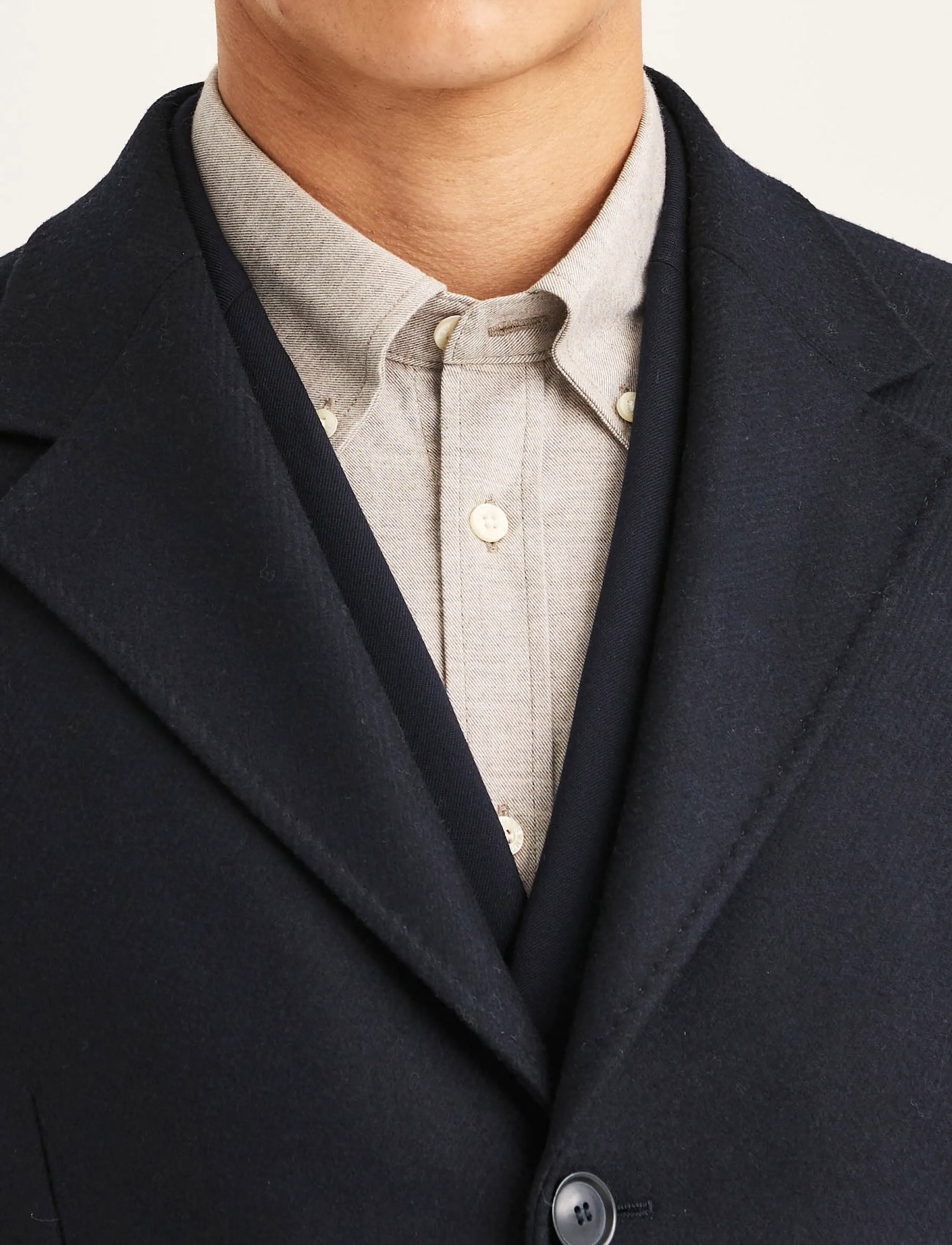 Morris - Ben Wool Coat - navy - 5