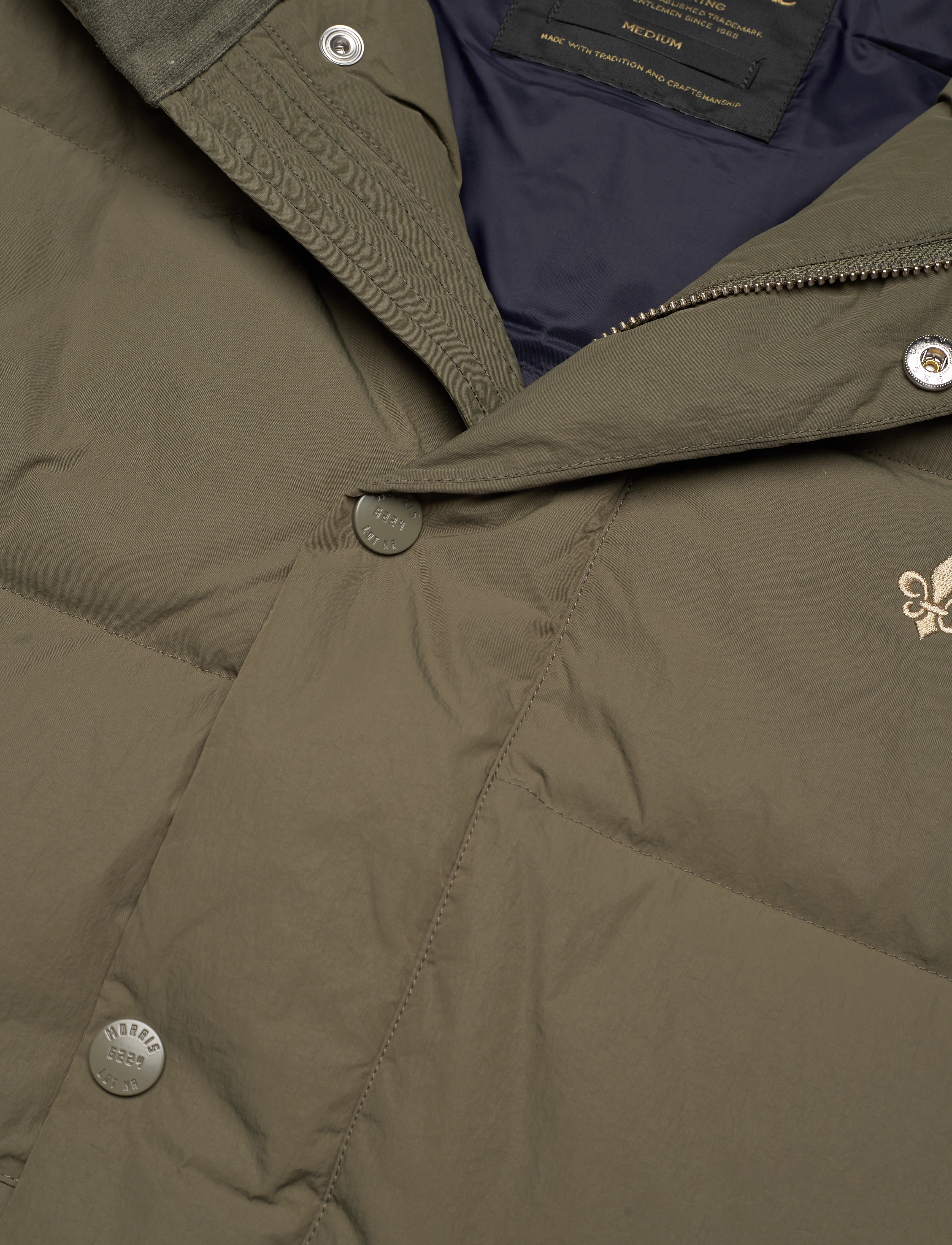 Morris - Holborn Down Vest - olive - 2