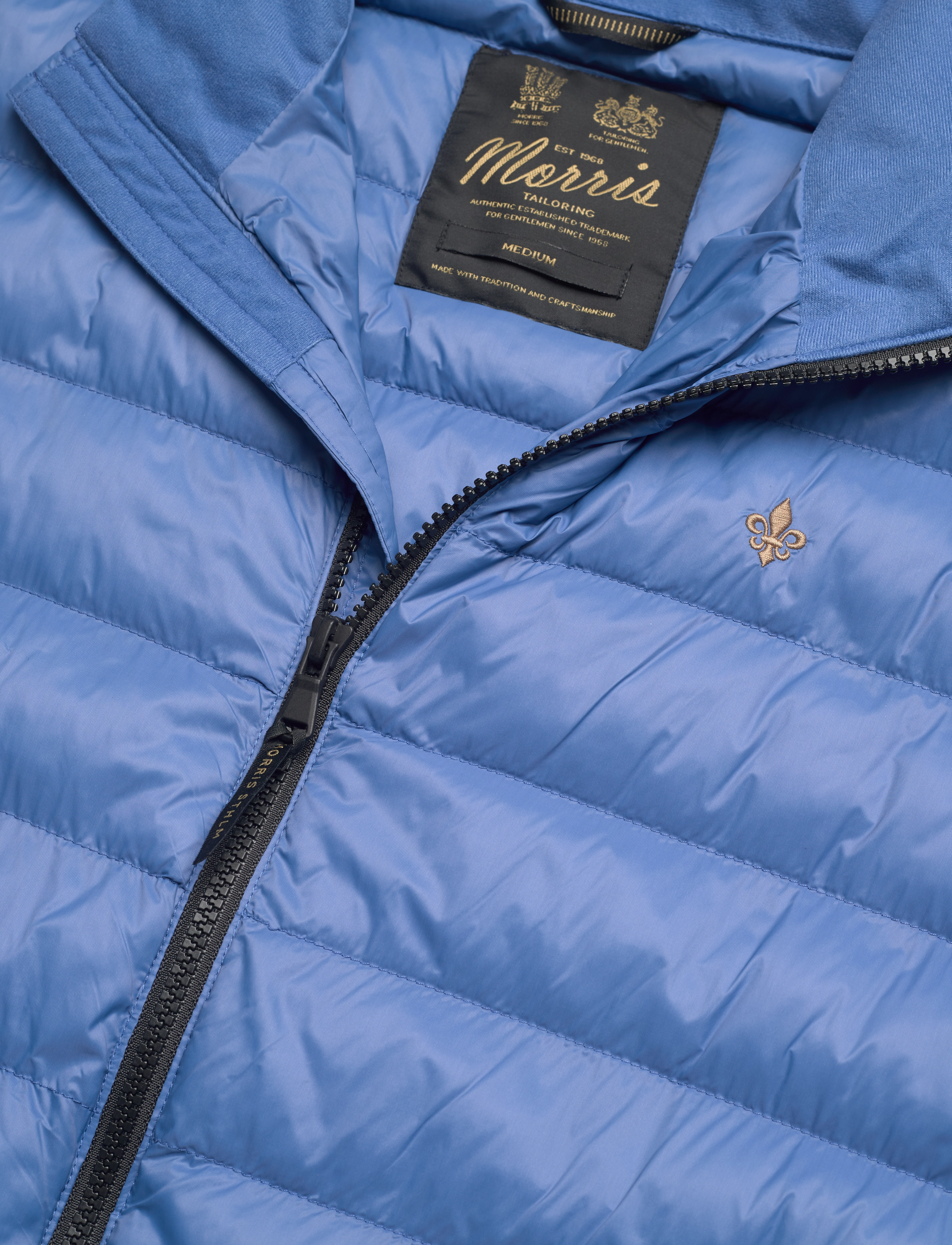 Morris - Norfolk Liner Vest - blue - 4