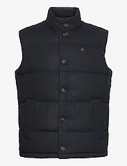 Morris - Alston Wool Vest - vests - blue - 0