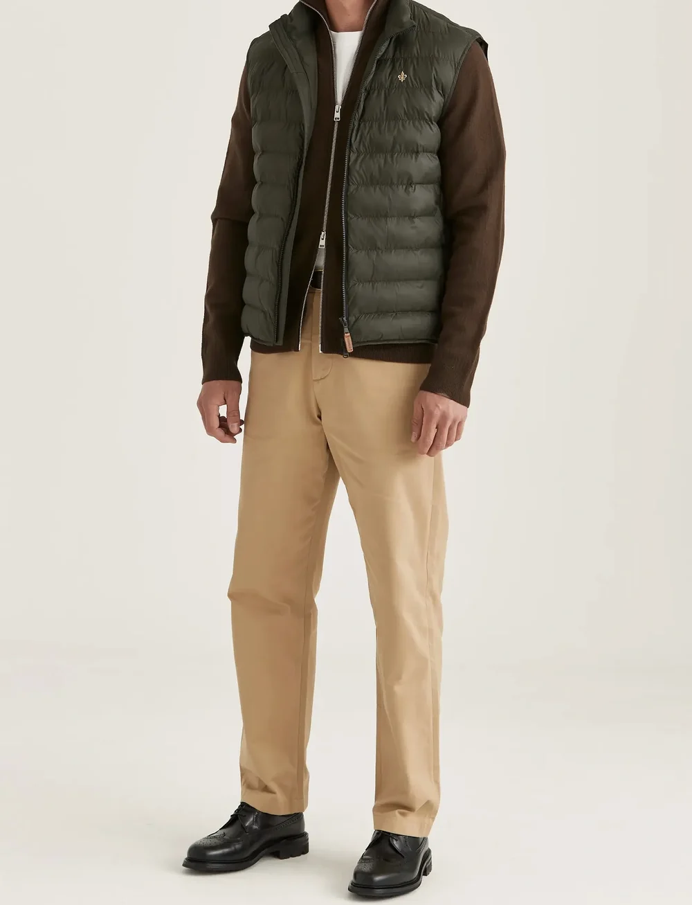 Morris - Norfolk Liner Vest - veste - olive - 3